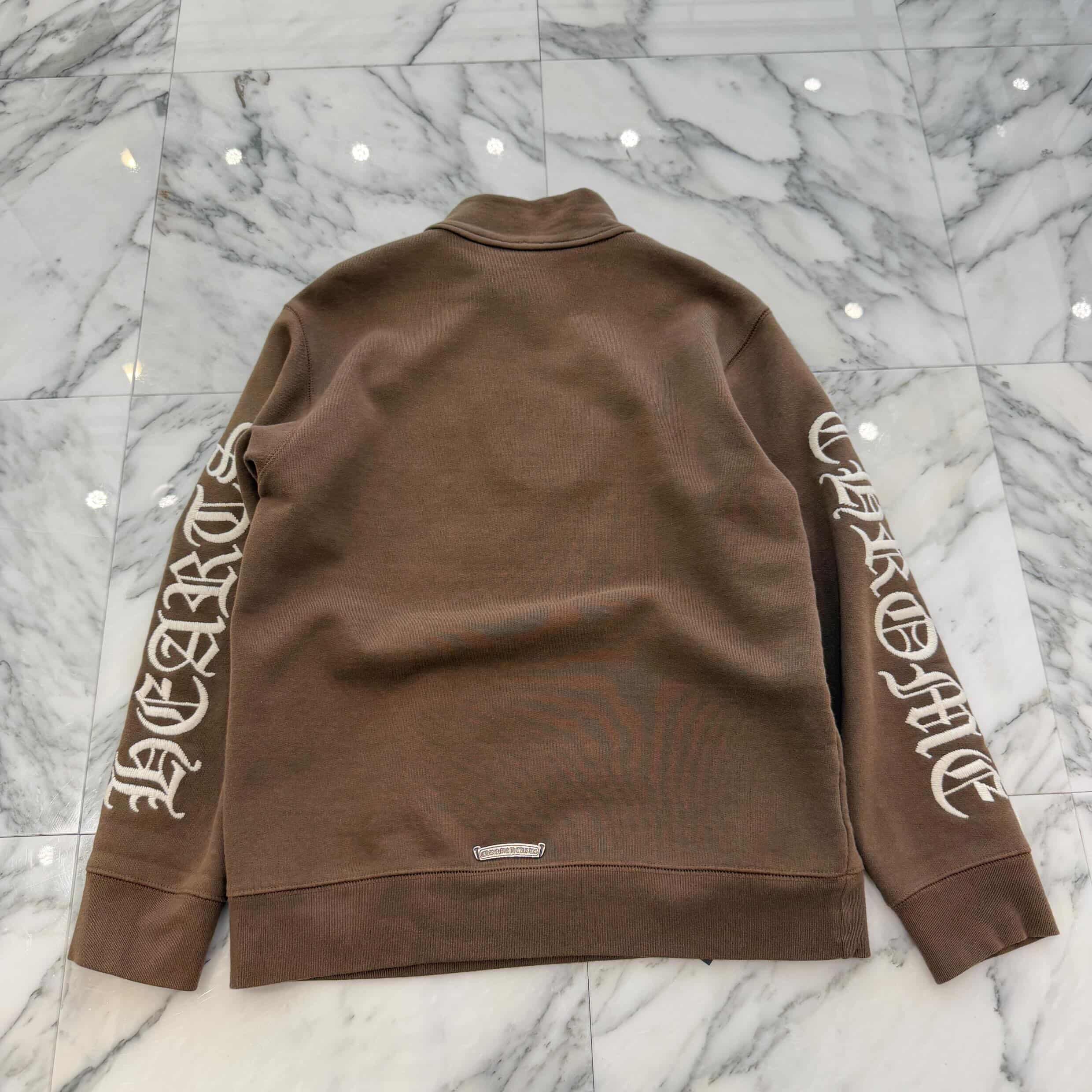 CHROME HEARTS Y NOT SLO RIDE Half Zip Sweat Shirt Size M クロムハーツ ワイノット スローライド ハーフジップスウェットシャツ サイズM