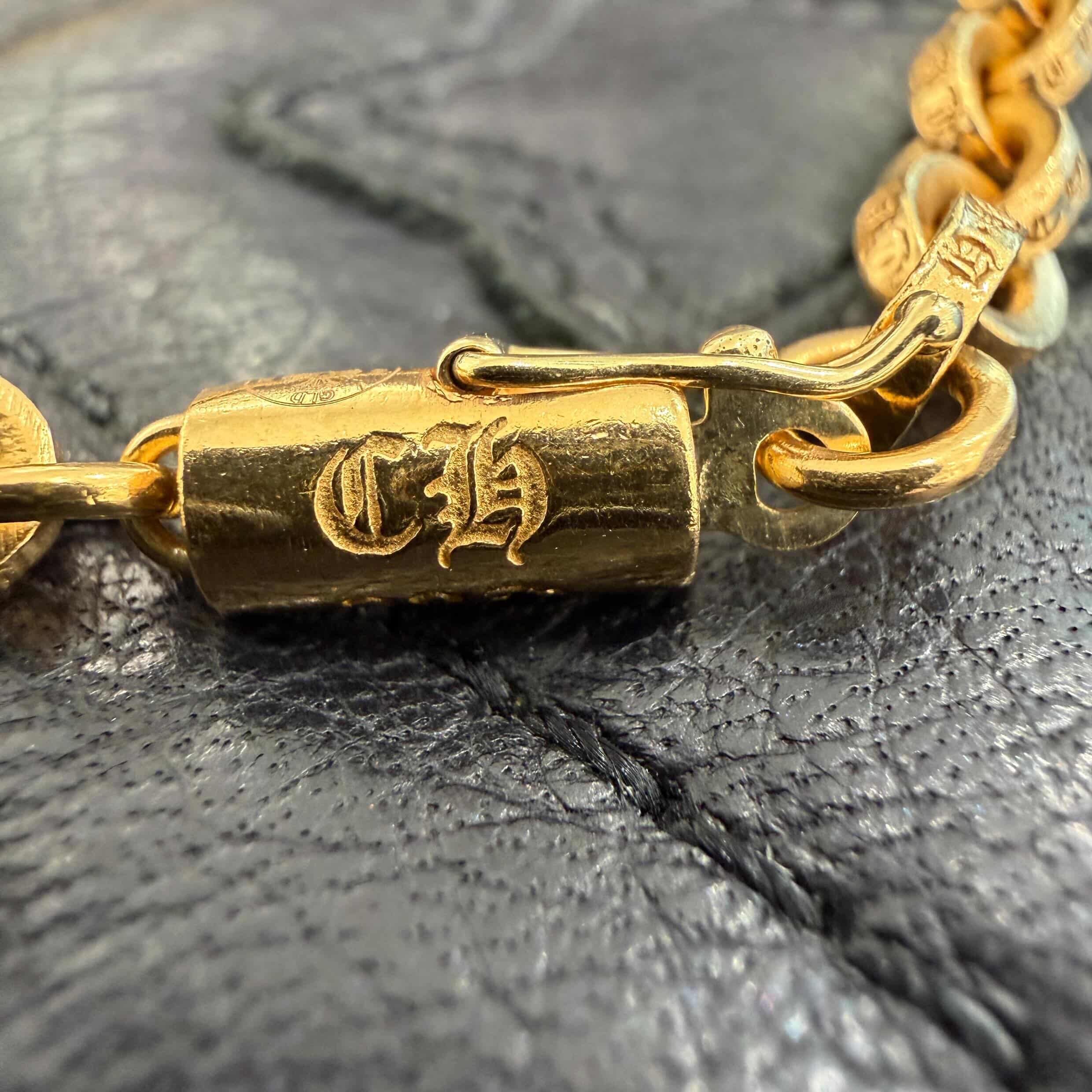 CHROME HEARTS 22K Paper Chain Necklace 24 Inch クロムハーツ 22K