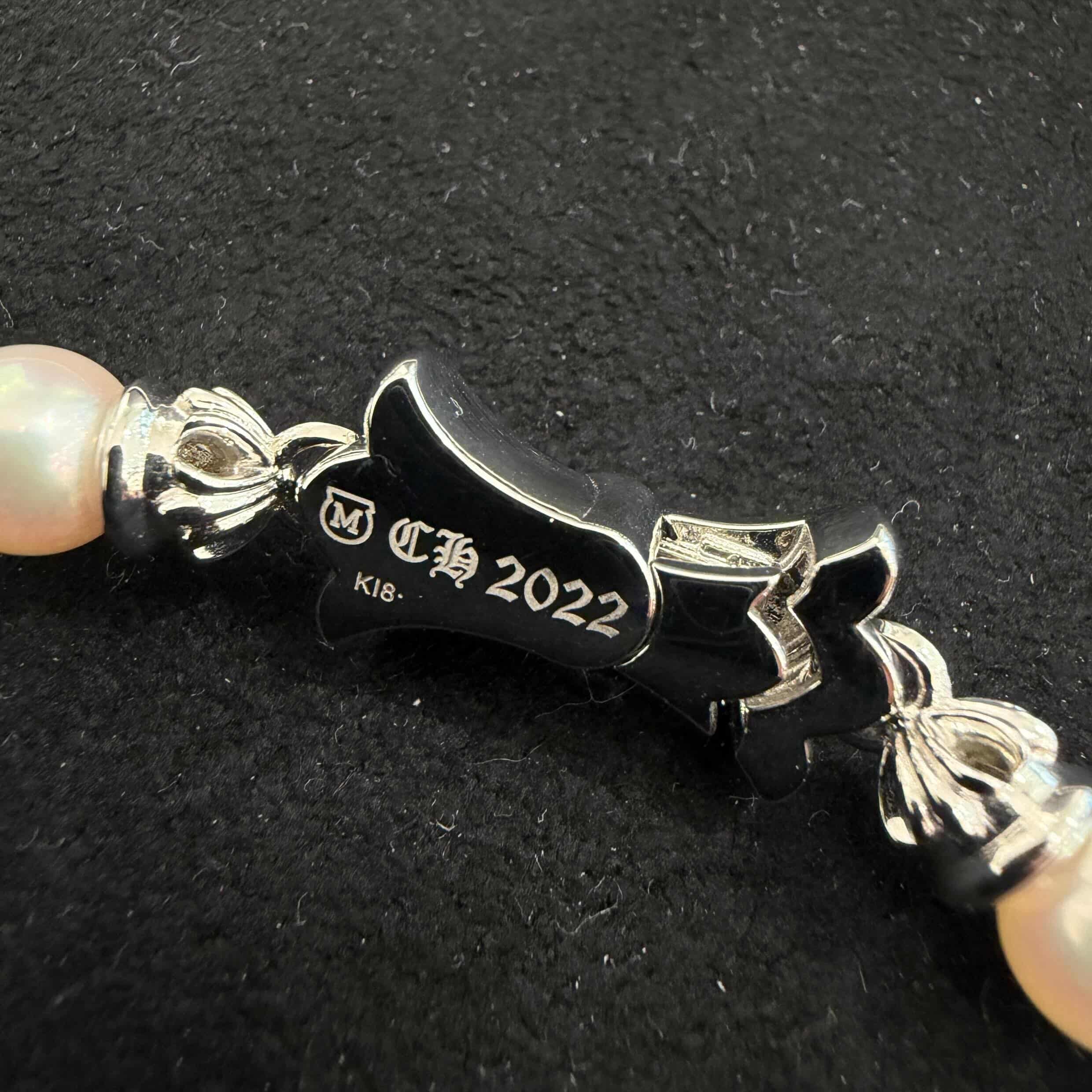 CHROME HEARTS × MIKIMOTO K18 WG White Pearl Neckless クロムハーツ×ミキモト K18 WG ホワイトパール ネックレス