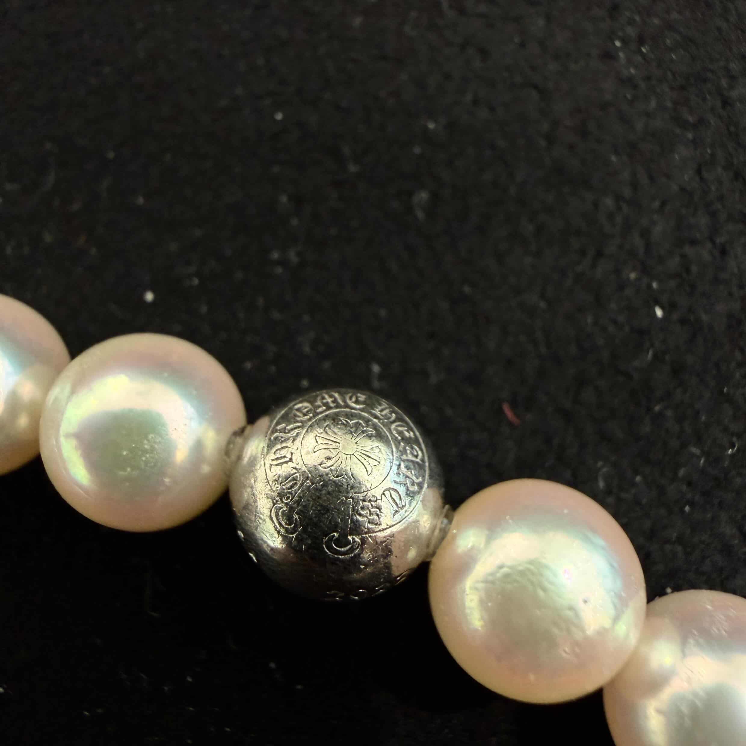 CHROME HEARTS × MIKIMOTO K18 WG White Pearl Neckless クロムハーツ×ミキモト K18 WG ホワイトパール ネックレス