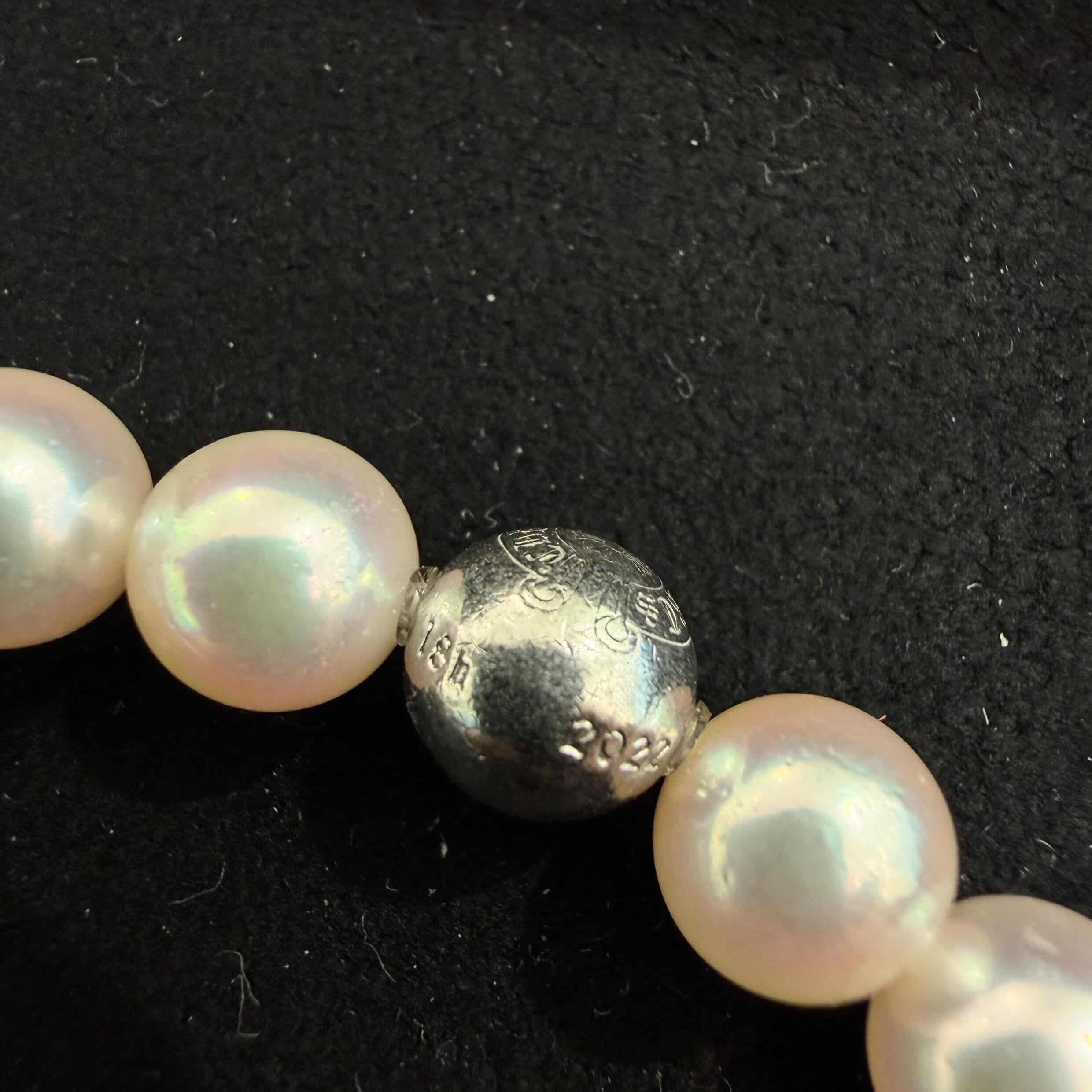 CHROME HEARTS × MIKIMOTO K18 WG White Pearl Neckless クロムハーツ×ミキモト K18 WG ホワイトパール ネックレス