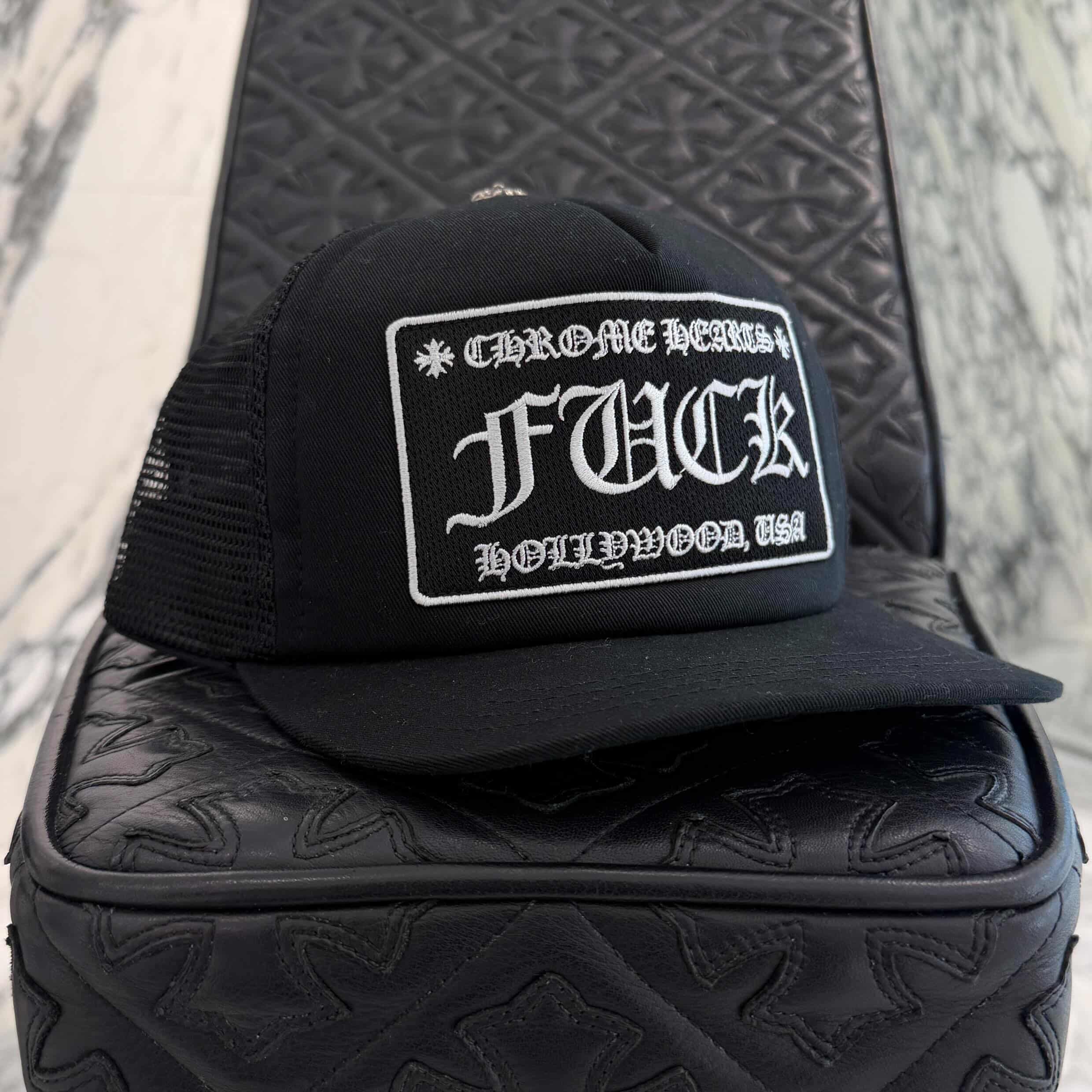 CHROME HEARTS TRUCKER FUCK CAP Size ONE SIZE (51-61) クロムハーツ トラッカーキャップ メッシュキャップ FUCKパッチ サイズONE SIZE (51-61)
