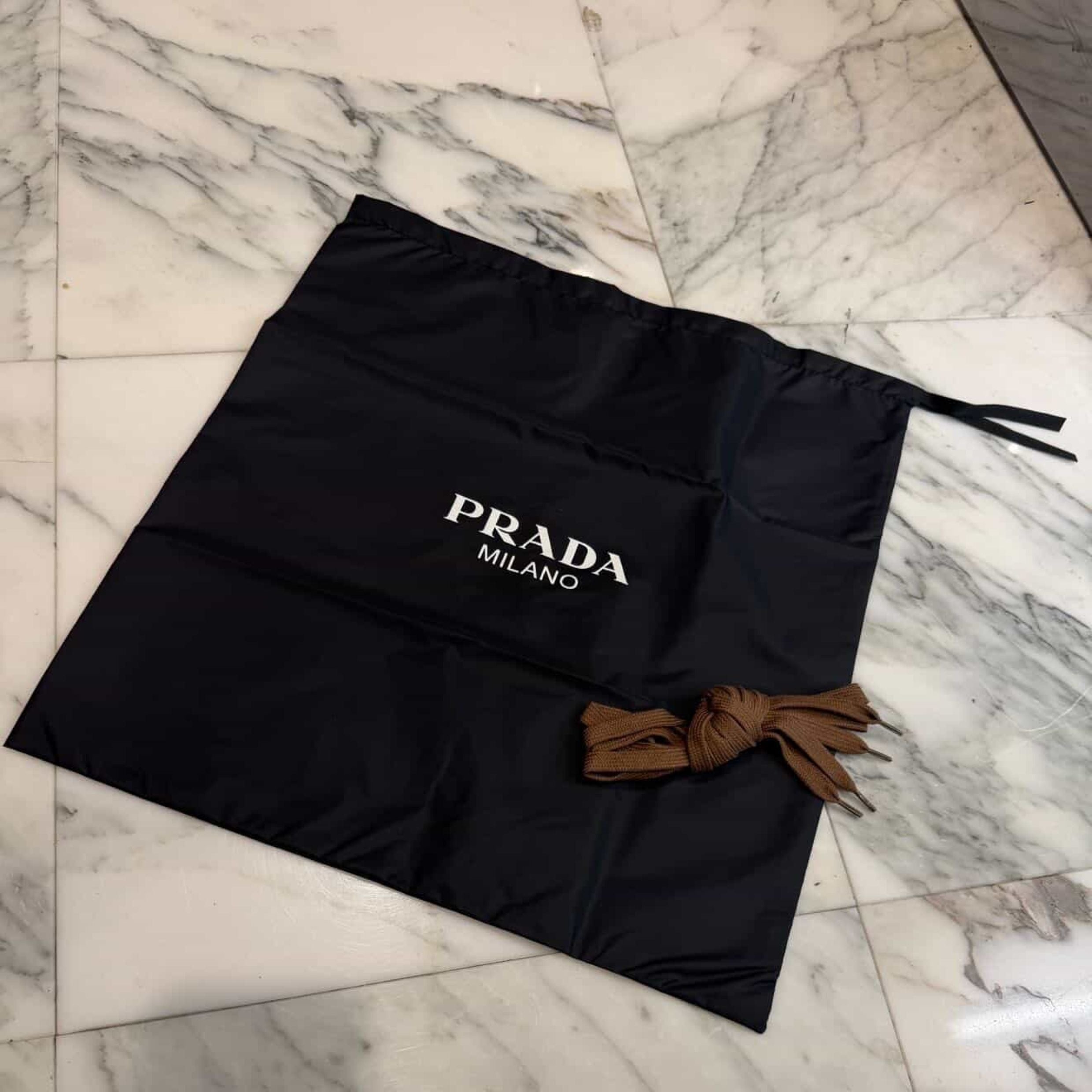 PRADA 2025AW "LANE" Triangle Logo Plate Suede Lace Up Sneakers 2EE394 Size 7.5 (約26.5cm) プラダ "レーン" トライアングルロゴプレート スエード レースアップスニーカー サイズ7.5 (約26.5cm)