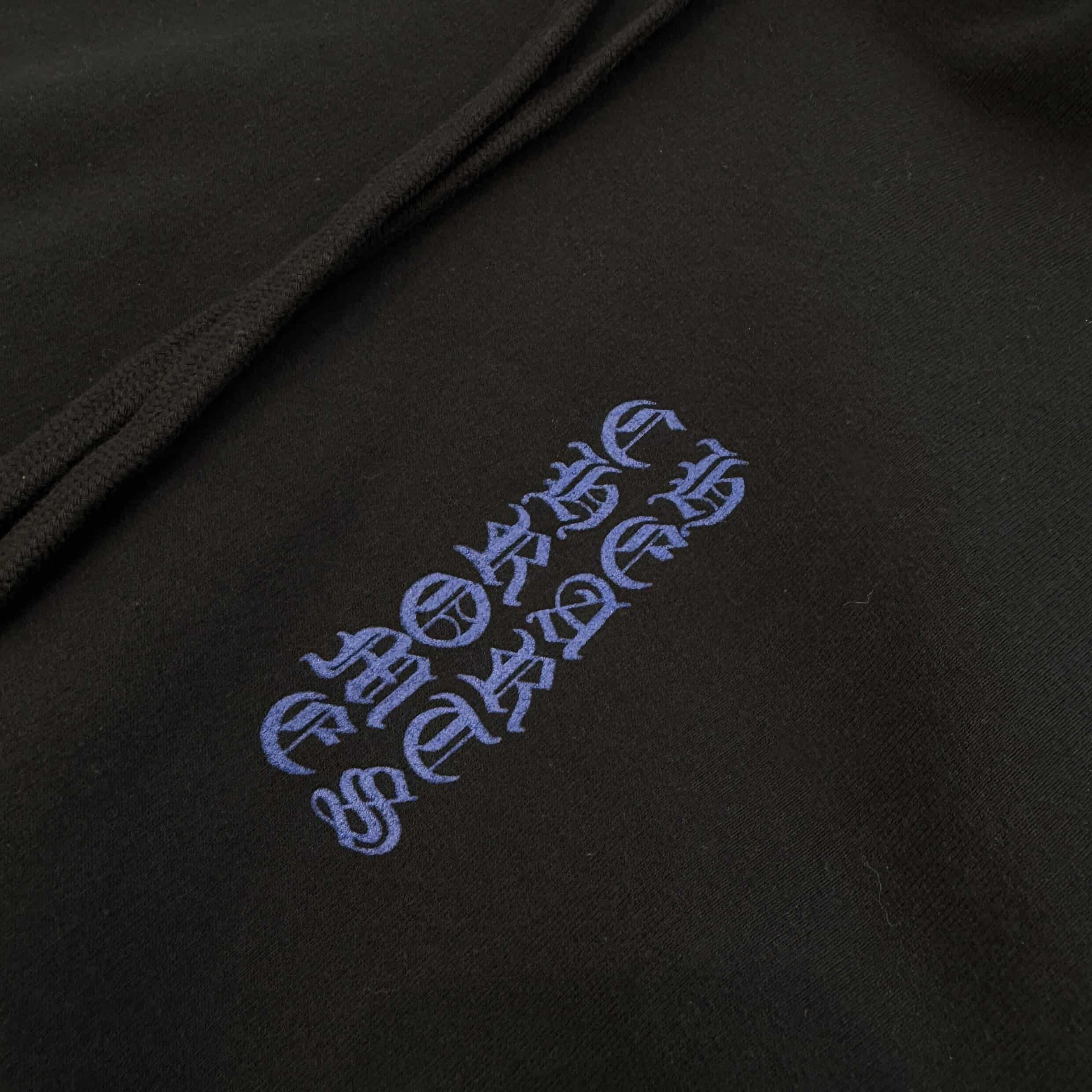 CHROME HEARTS Vertical Logo Pullover Hoodie Size L クロムハーツ ヴァーティカルロゴ プルオーバーフーディー サイズL