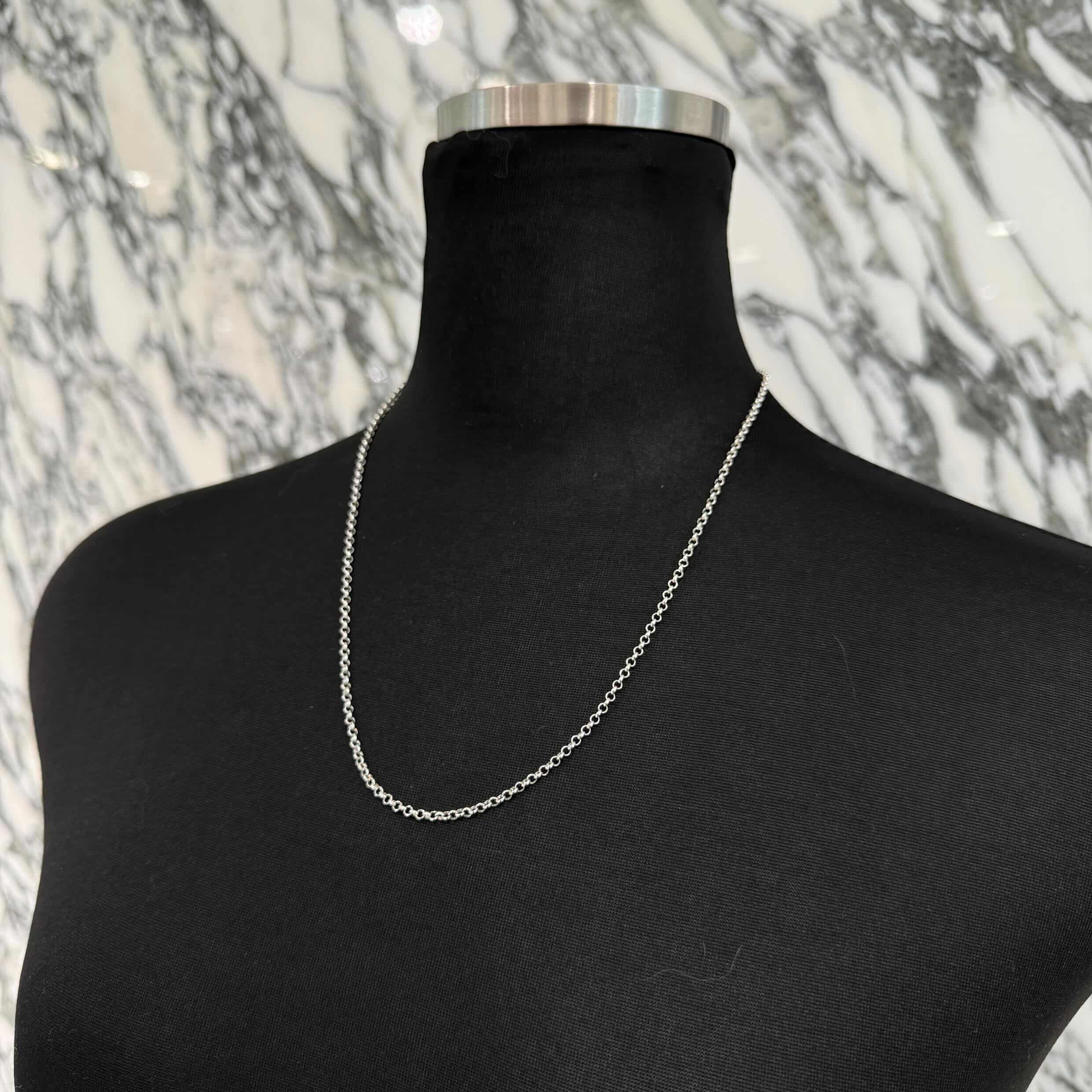 CHROME HEARTS Roll Chain Necklace Size 20 Inch クロムハーツ ロールチェーン ネックレス サイズ20インチ