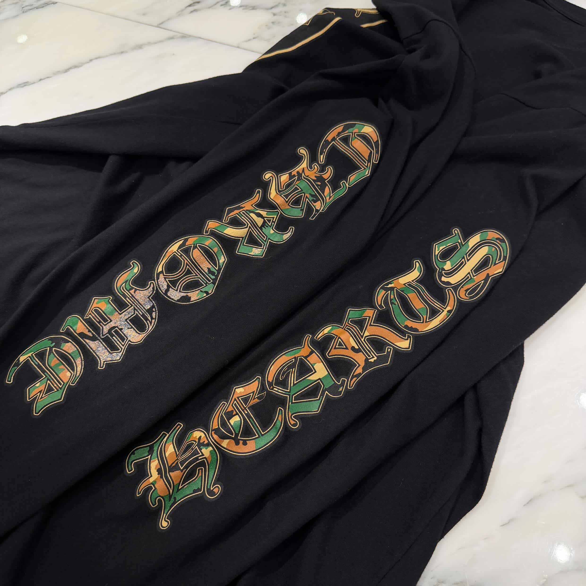 CHROME HEARTS Camo Horseshoe Long Sleeve Tee Size XL クロムハーツ カモ ホースシュー ロングスリーブ ティーシャツ サイズXL