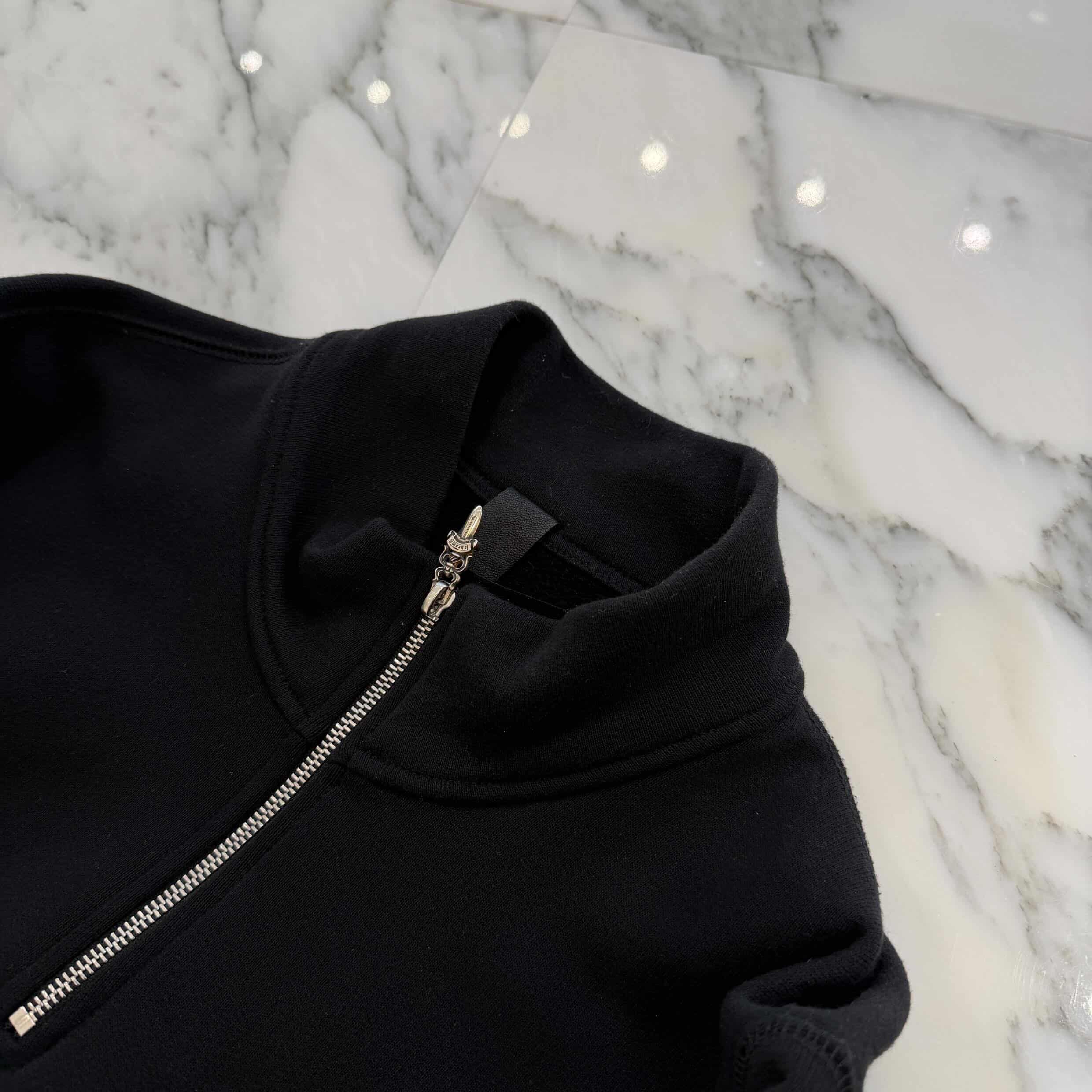 CHROME HEARTS Y NOT SLO RIDE Half Zip Sweat Shirt Size S クロムハーツ ワイノット スローライド ハーフジップ スウェットシャツ サイズS