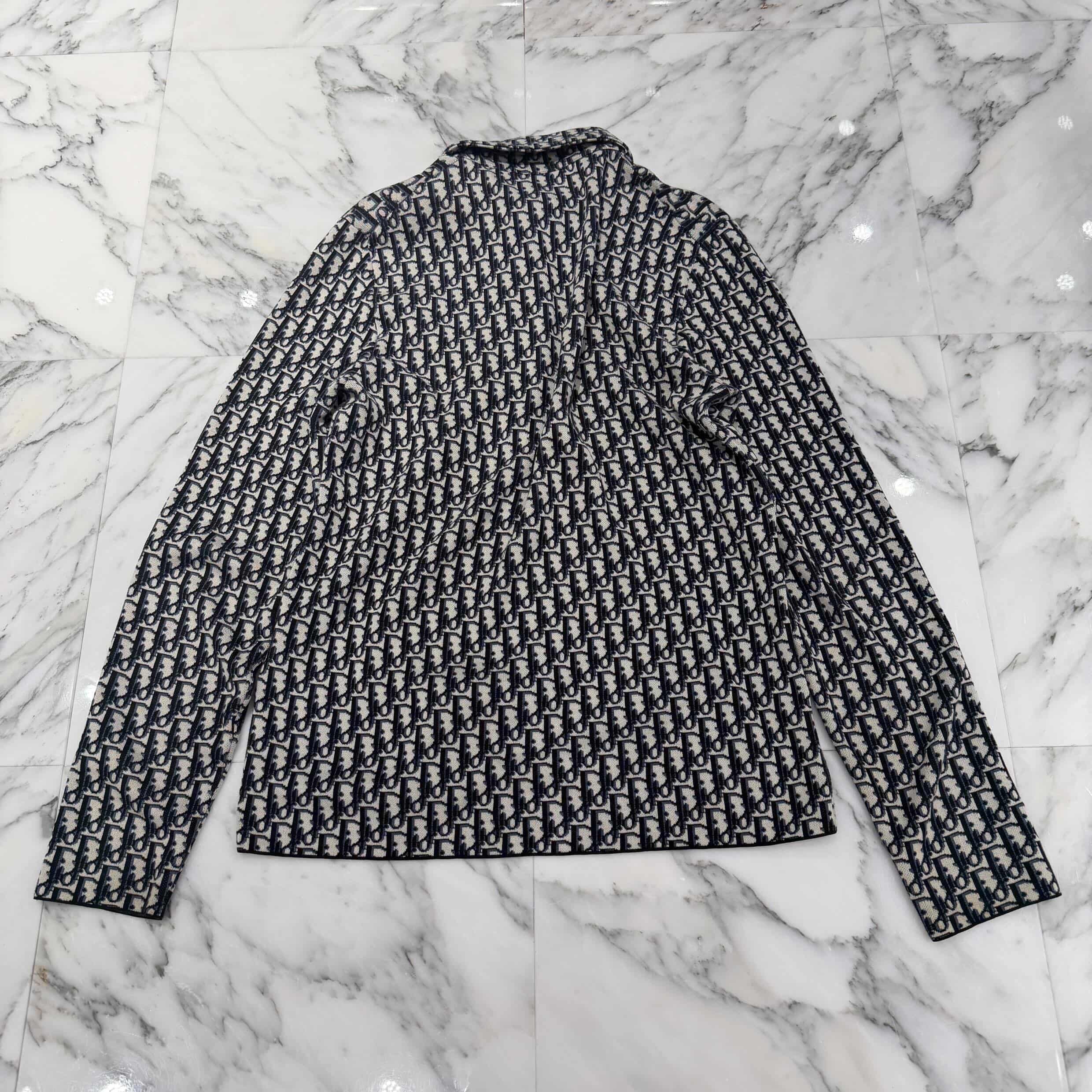 DIOR 2020SS Oblique Cotton Jacquard Oversize Shirt 023M550AT099 Size XS ディオール オブリーク コットン ジャカード オーバーサイズ シャツ サイズXS