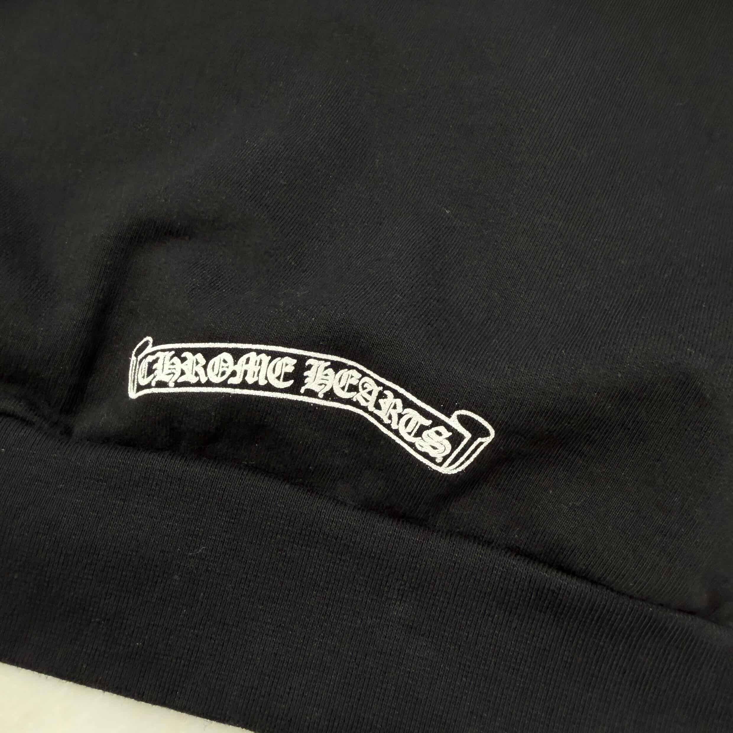 CHROME HEARTS Neck Logo Crewneck Sweatshirt Size L クロムハーツ ネックロゴクルーネックスウェットシャツ サイズL