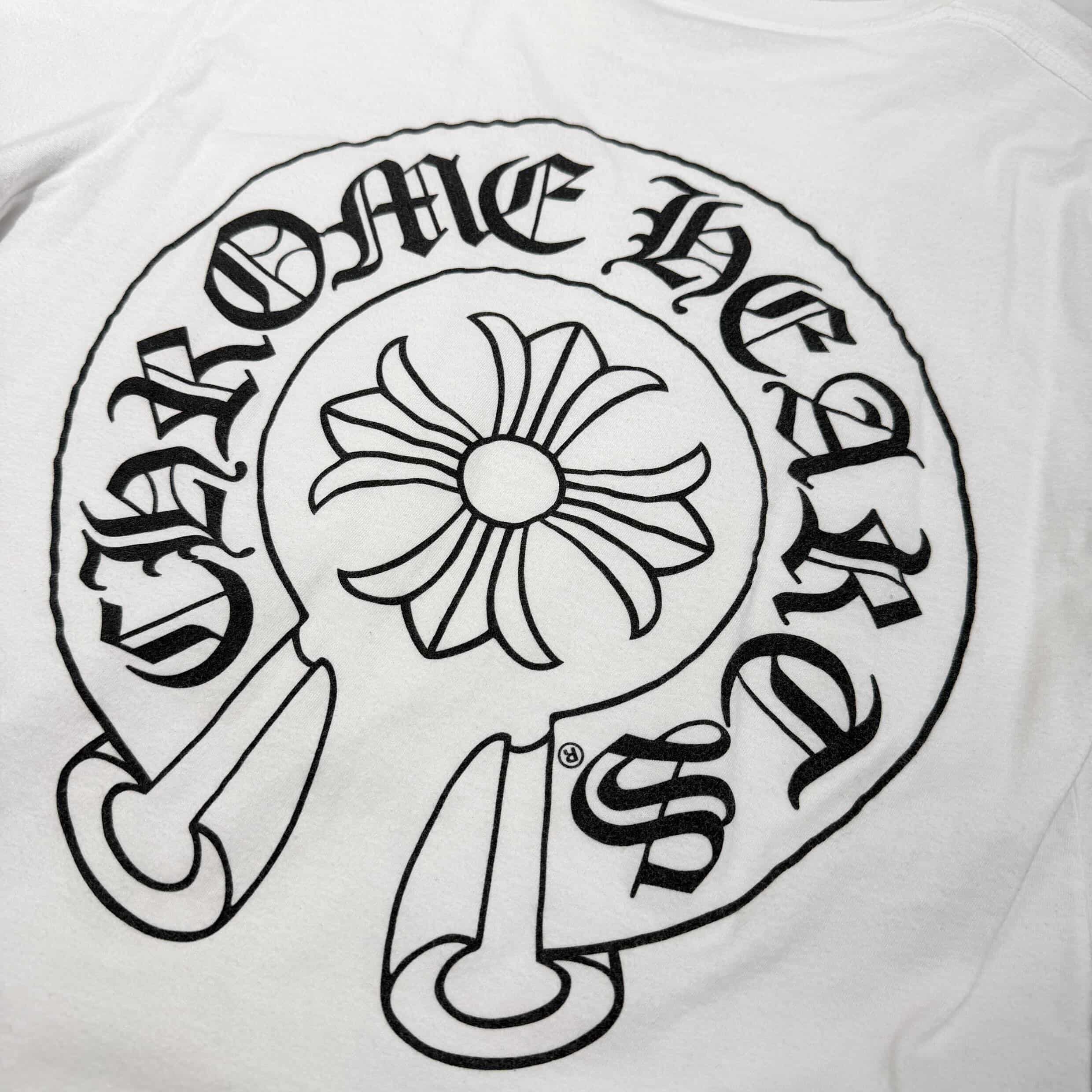 CHROME HEARTS Back Horseshoe Tee Size S クロムハーツ バックホースシューTシャツ サイズS