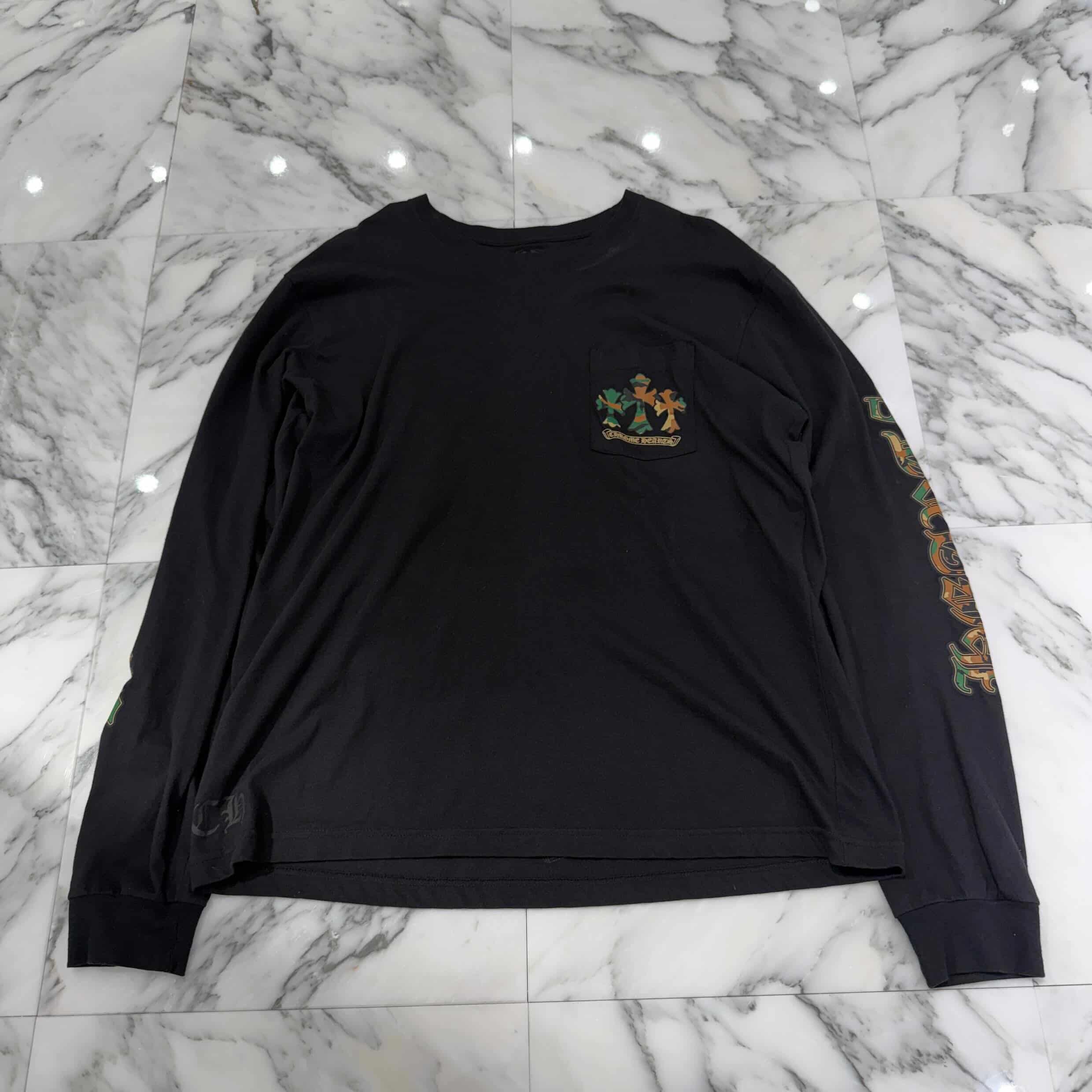 CHROME HEARTS Camo Horseshoe Long Sleeve Tee Size XL クロムハーツ カモ ホースシュー ロングスリーブ ティーシャツ サイズXL