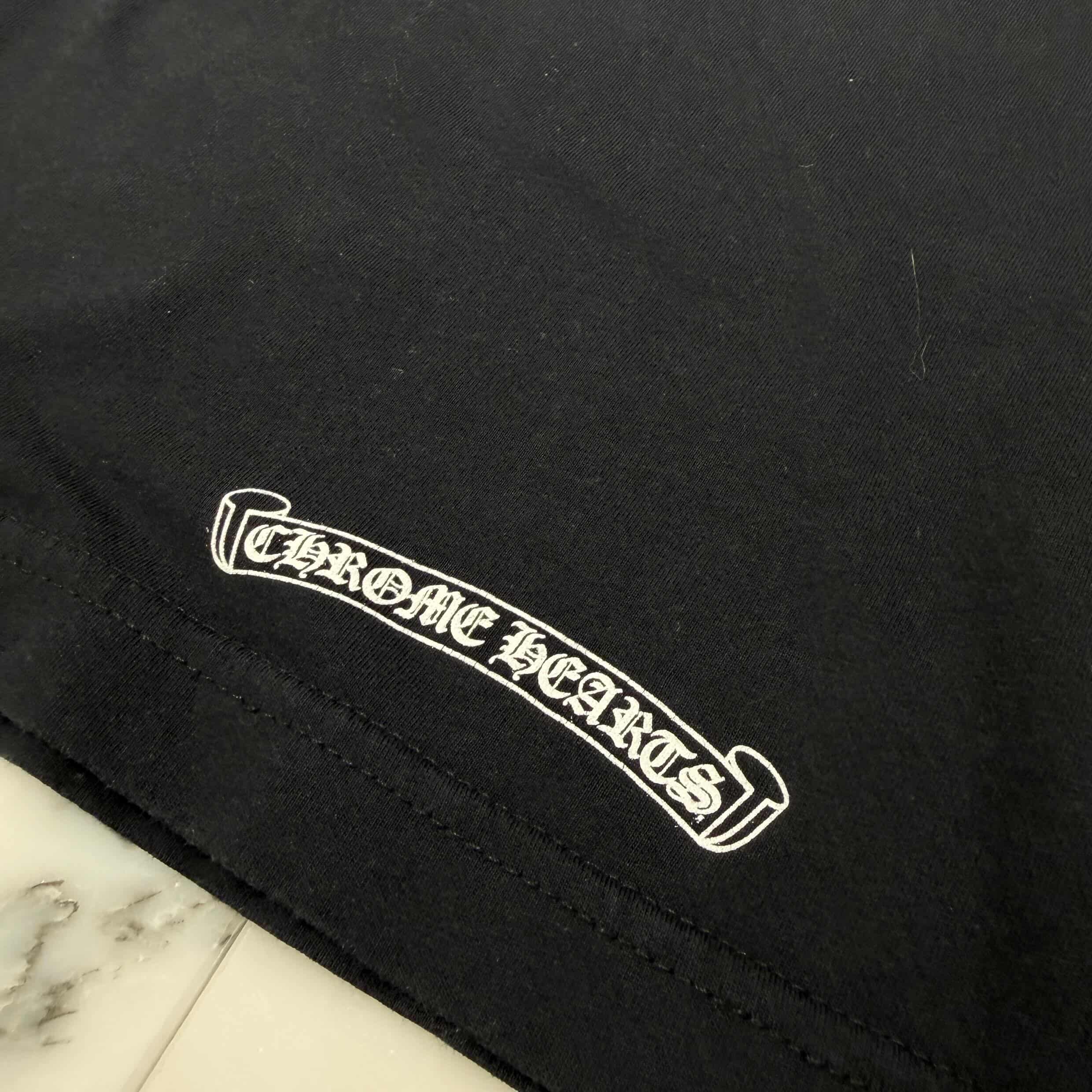 CHROME HEARTS Hollywood Limited Red CH Plus Horseshoe Tee Size M クロムハーツ ハリウッド限定 レッド CHプラス ホースシュー Tシャツ サイズM