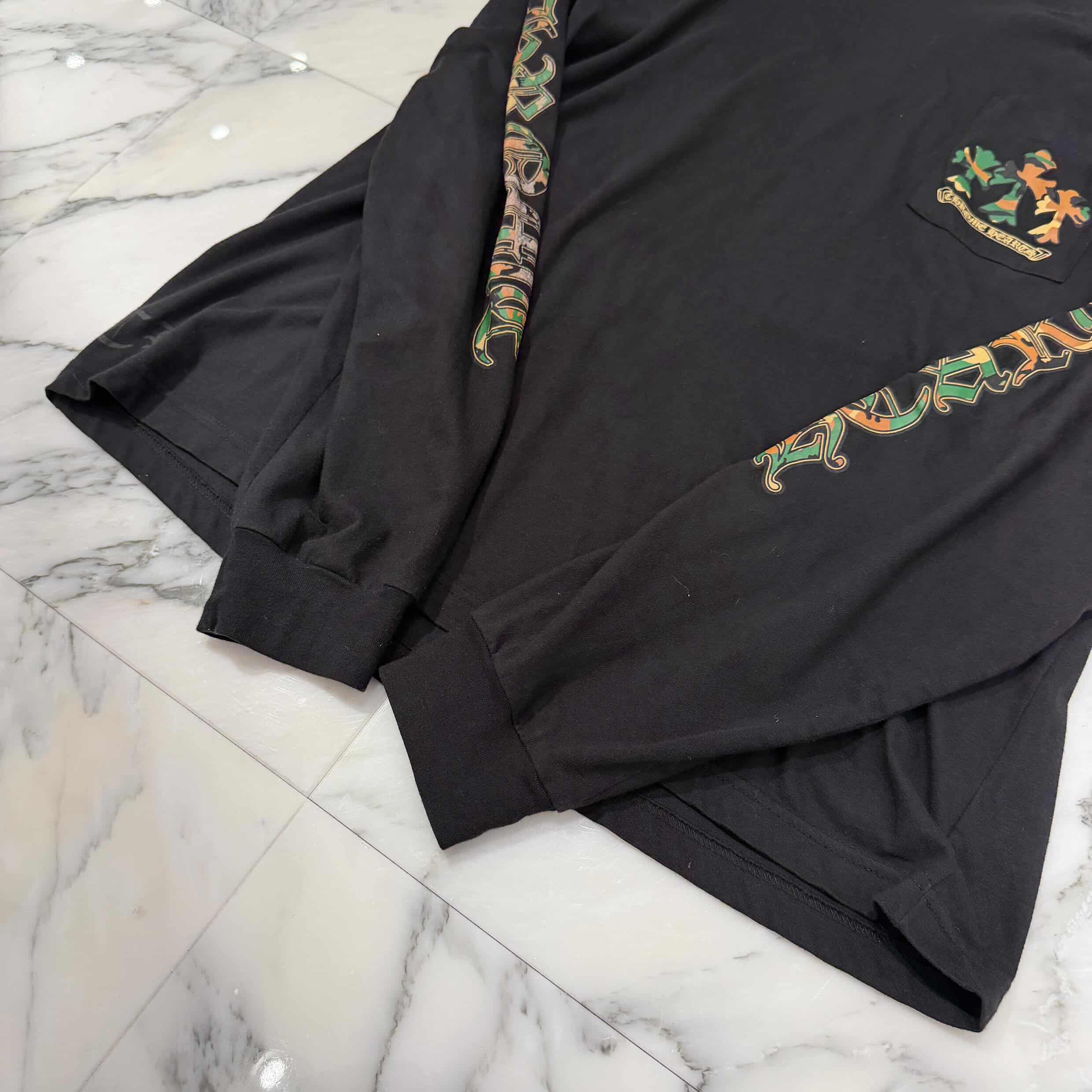 CHROME HEARTS Camo Horseshoe Long Sleeve Tee Size XL クロムハーツ カモ ホースシュー ロングスリーブ ティーシャツ サイズXL