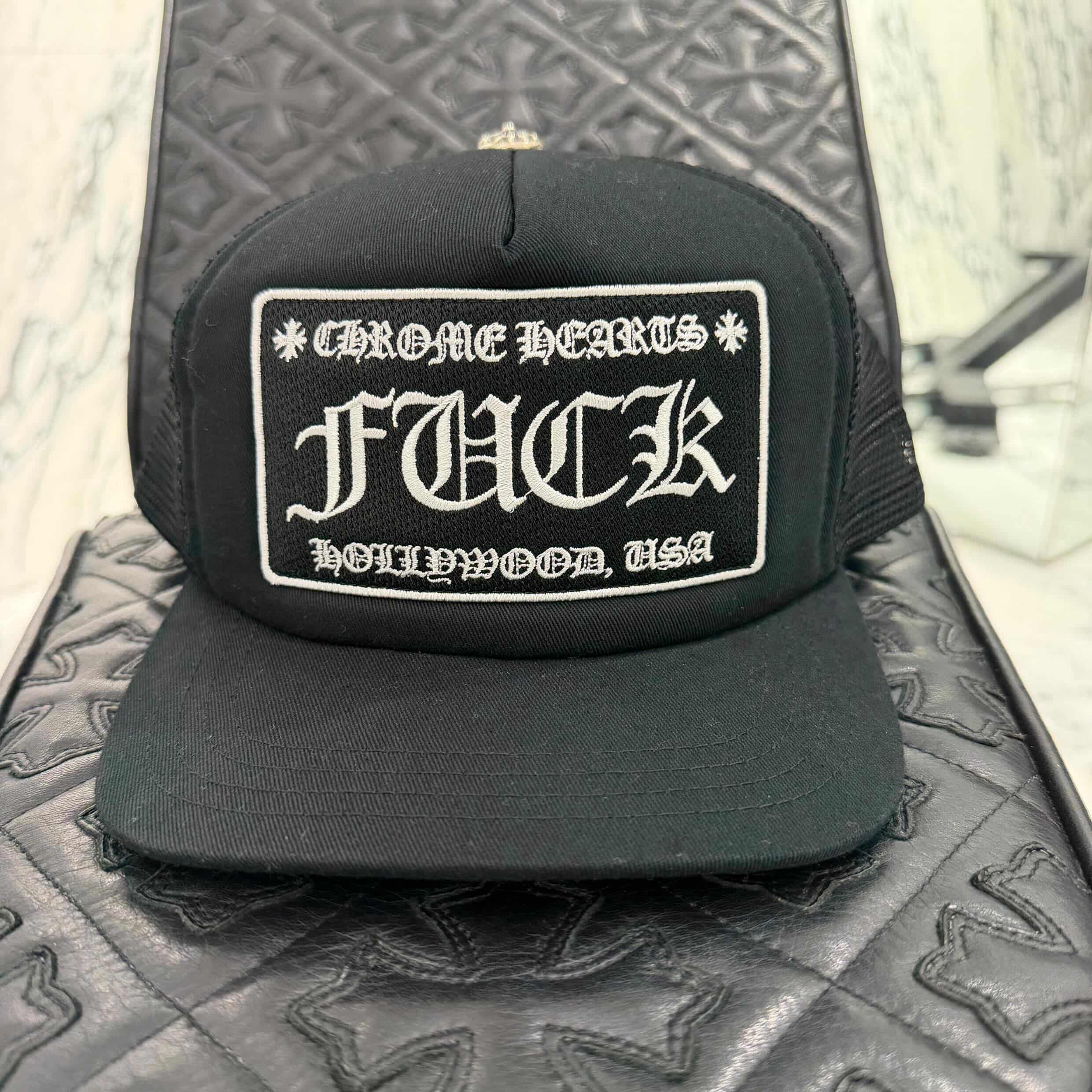 CHROME HEARTS TRUCKER FUCK CAP Size ONE SIZE (51-61) クロムハーツ トラッカーキャップ メッシュキャップ FUCKパッチ サイズONE SIZE (51-61)