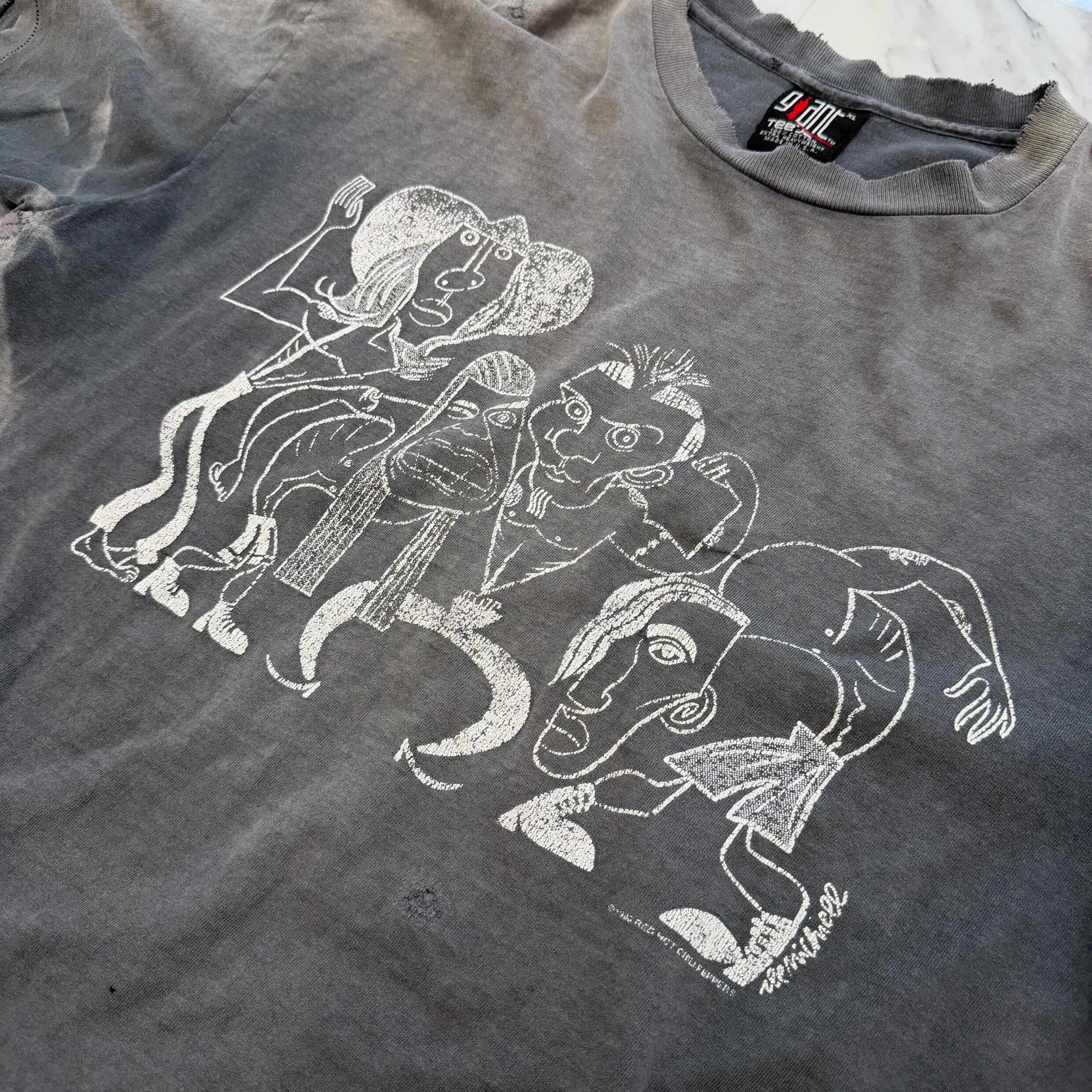 Vintage 90's Red Hot Chili Peppers " Picasso's Giant " 1990 giant Tee Size XL ヴィンテージ 90's レッドホットチリペッパーズ "ピカソの巨人" 1990 ジャイアント社製 Tシャツ サイズXL