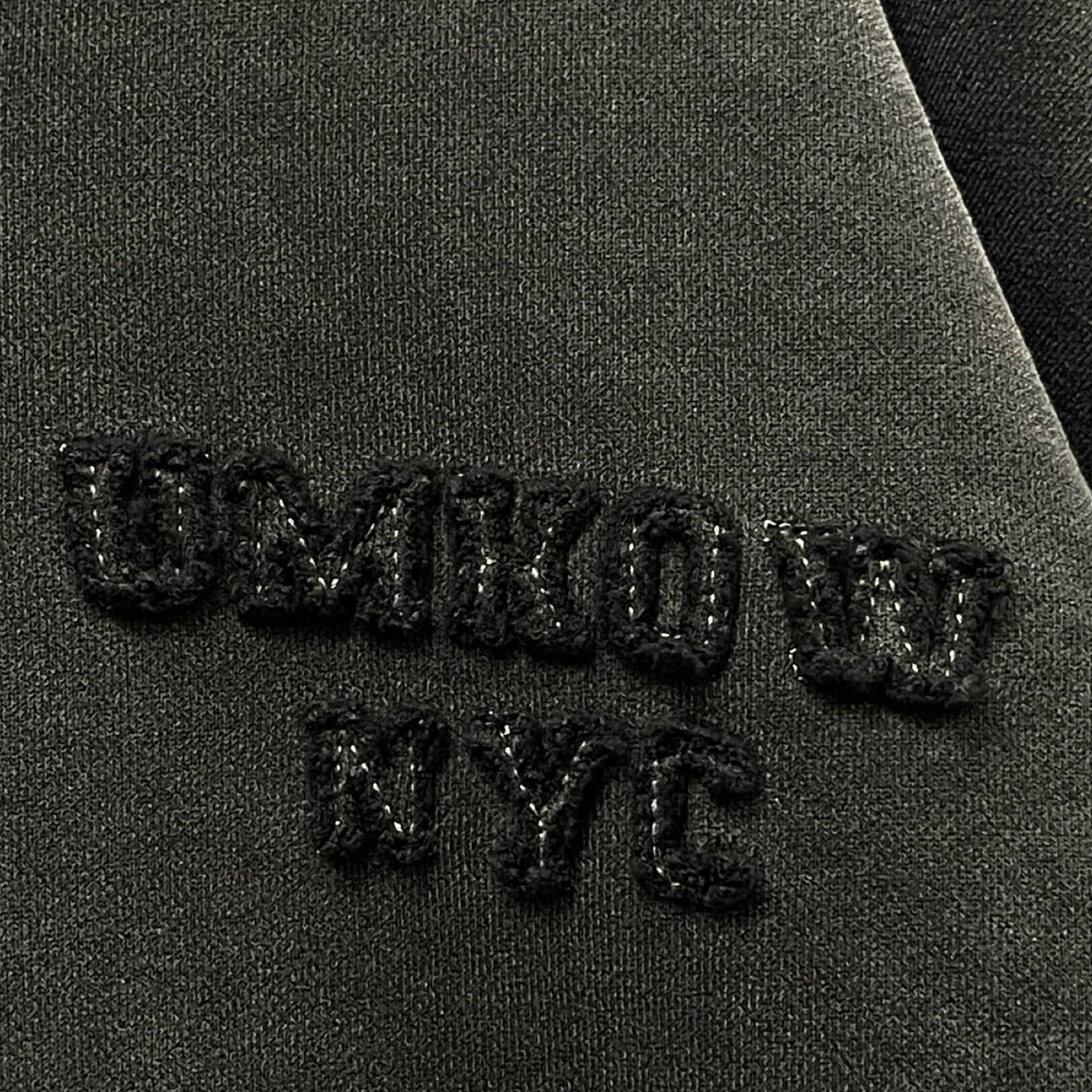 UMKOW 2024AW Enzyme Washed Cotton Jersey Zip Up Hoodie