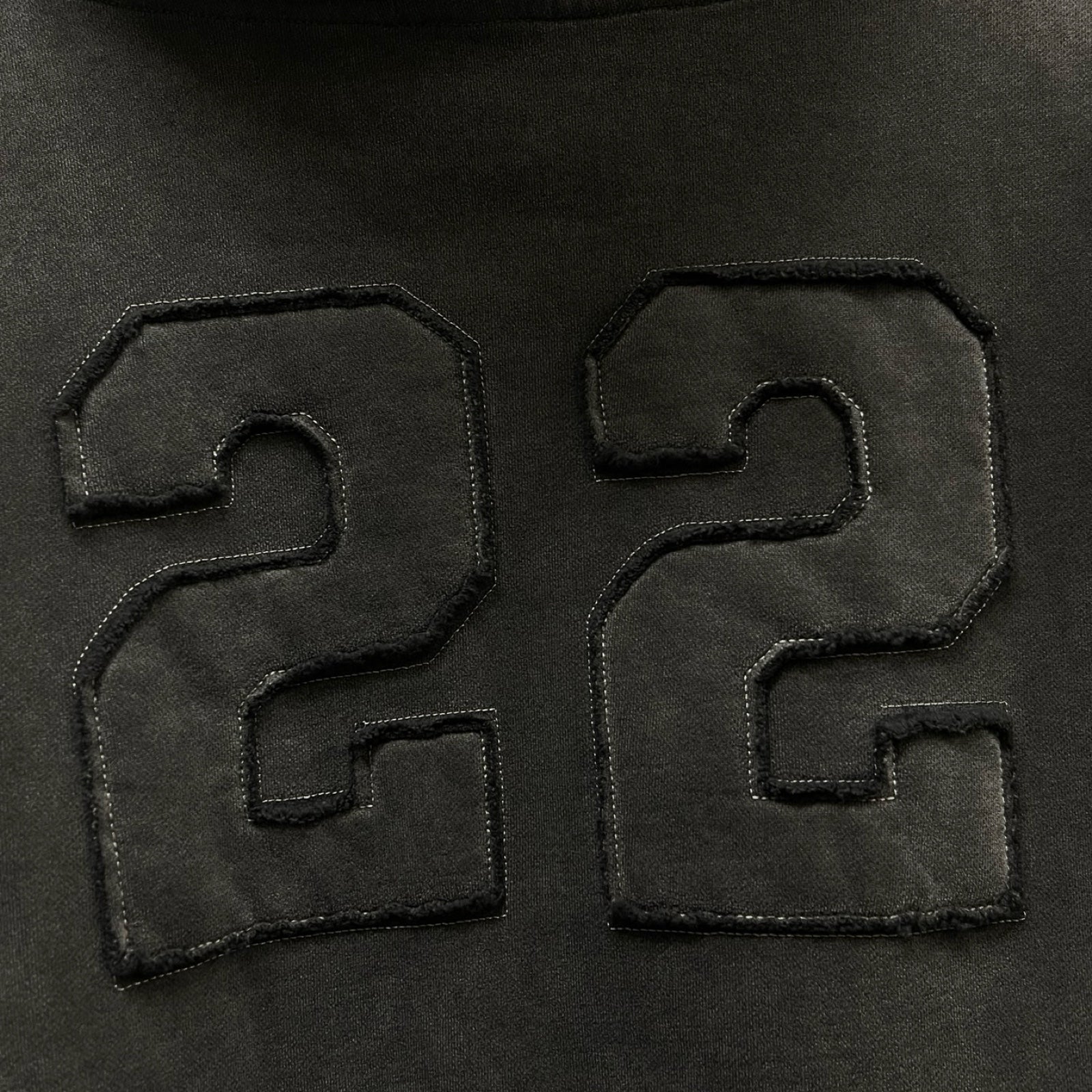 UMKOW 2024AW Enzyme Washed Cotton Jersey Zip Up Hoodie