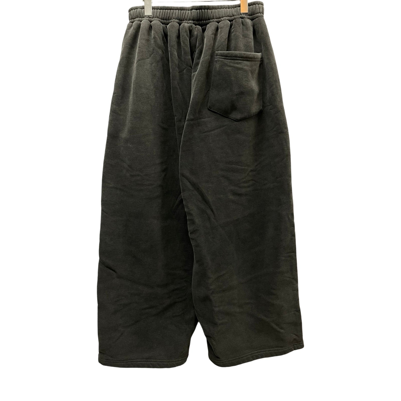 UMKOW 2024AW Enzyme Washed Cotton Jersey Sweat Pants Size S