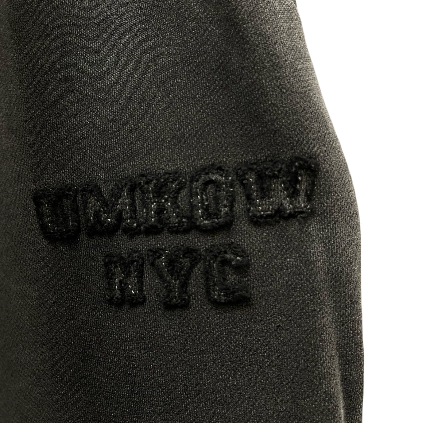 UMKOW 2024AW Enzyme Washed Cotton Jersey Sweat Pants Size S