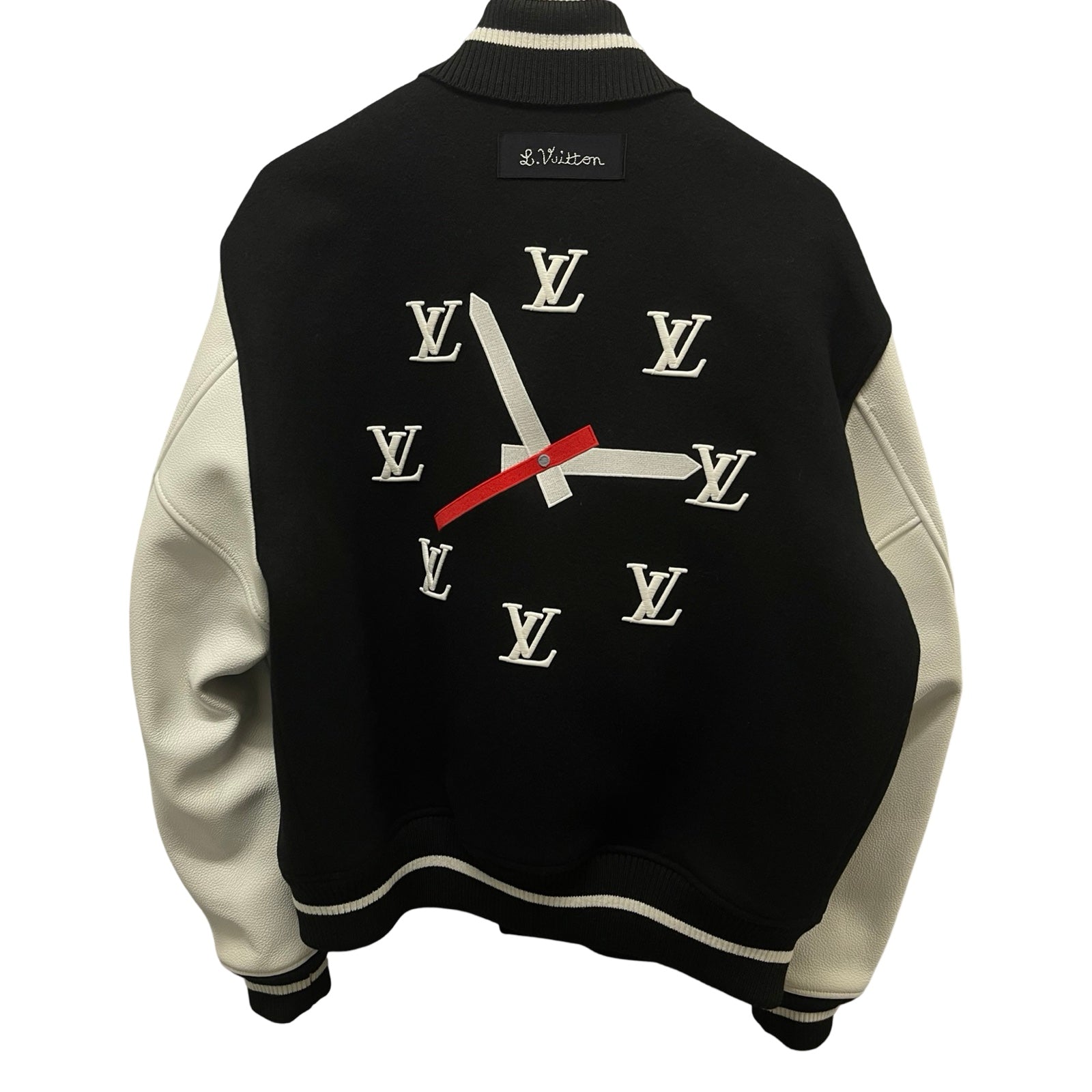 LOUIS VUITTON 2021SS Puppet Baseball Varsity Leather Jacket 1A8PML Size 50