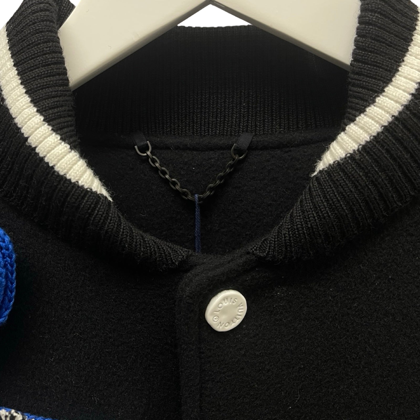 LOUIS VUITTON 2021SS Puppet Baseball Varsity Leather Jacket 1A8PML Size 50