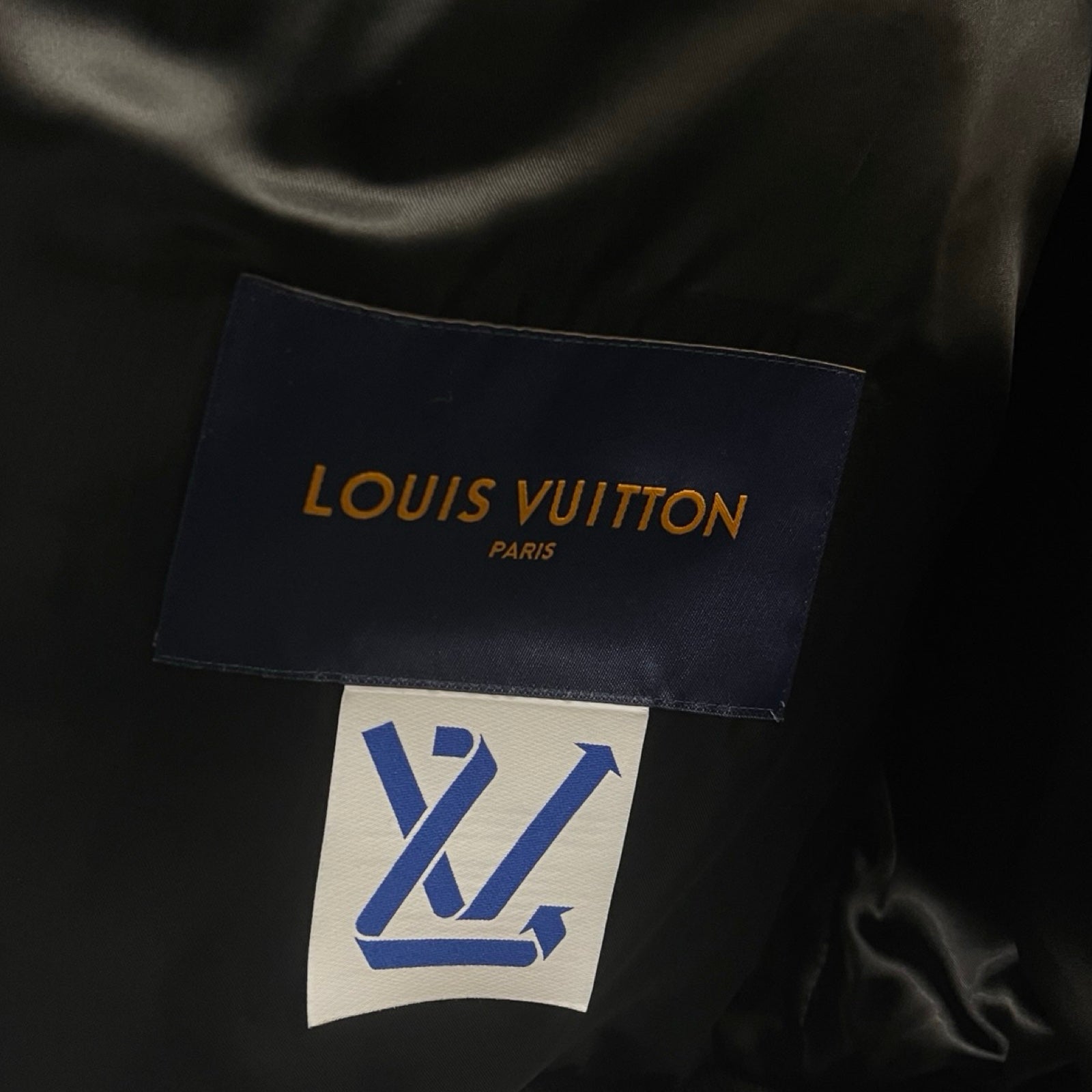 LOUIS VUITTON 2021SS Puppet Baseball Varsity Leather Jacket 1A8PML Size 50