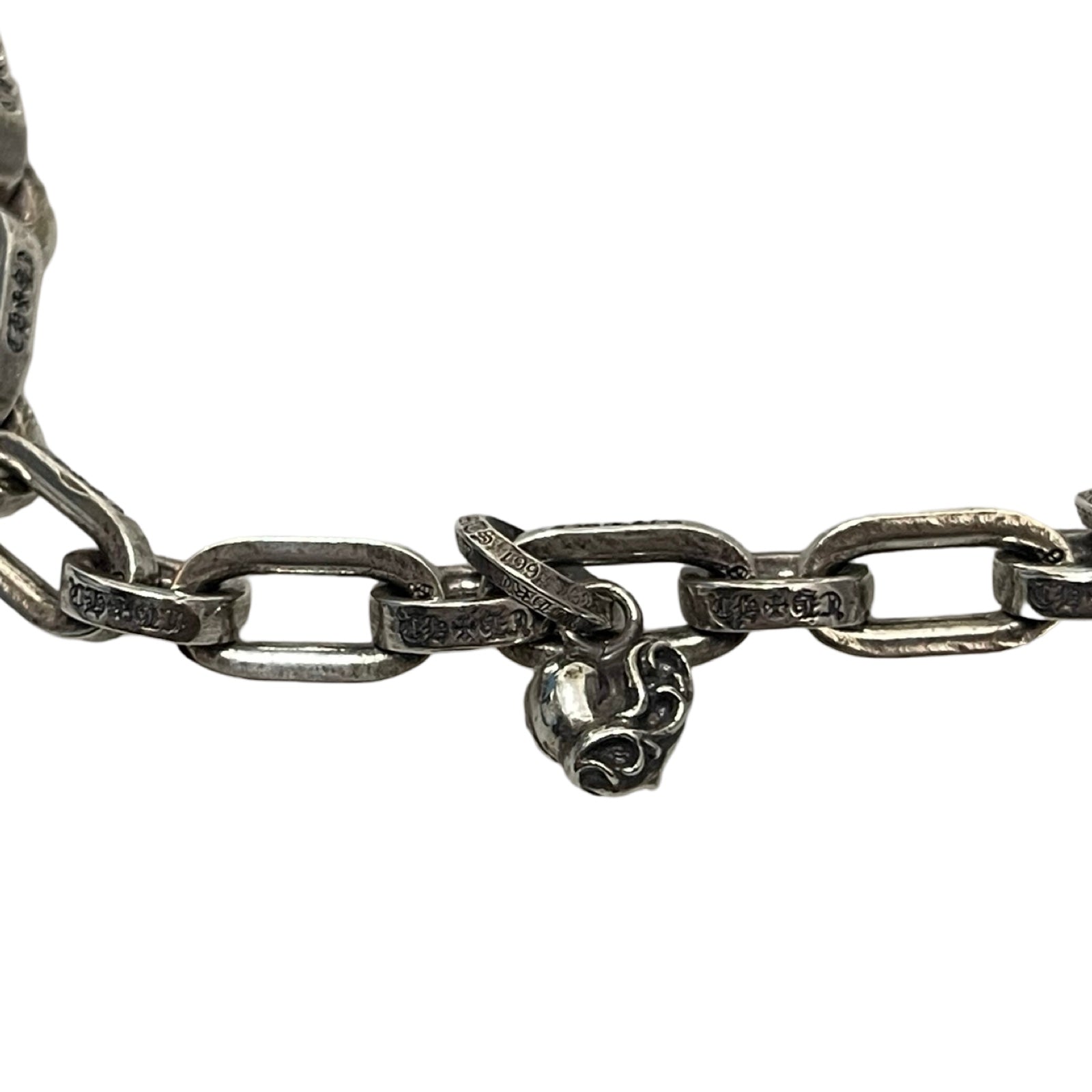 CHROME HEARTS Paper E Chain Multi Motif Necklace