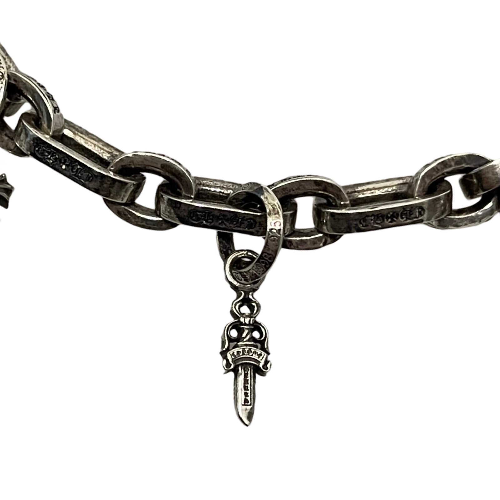 CHROME HEARTS Paper E Chain Multi Motif Necklace