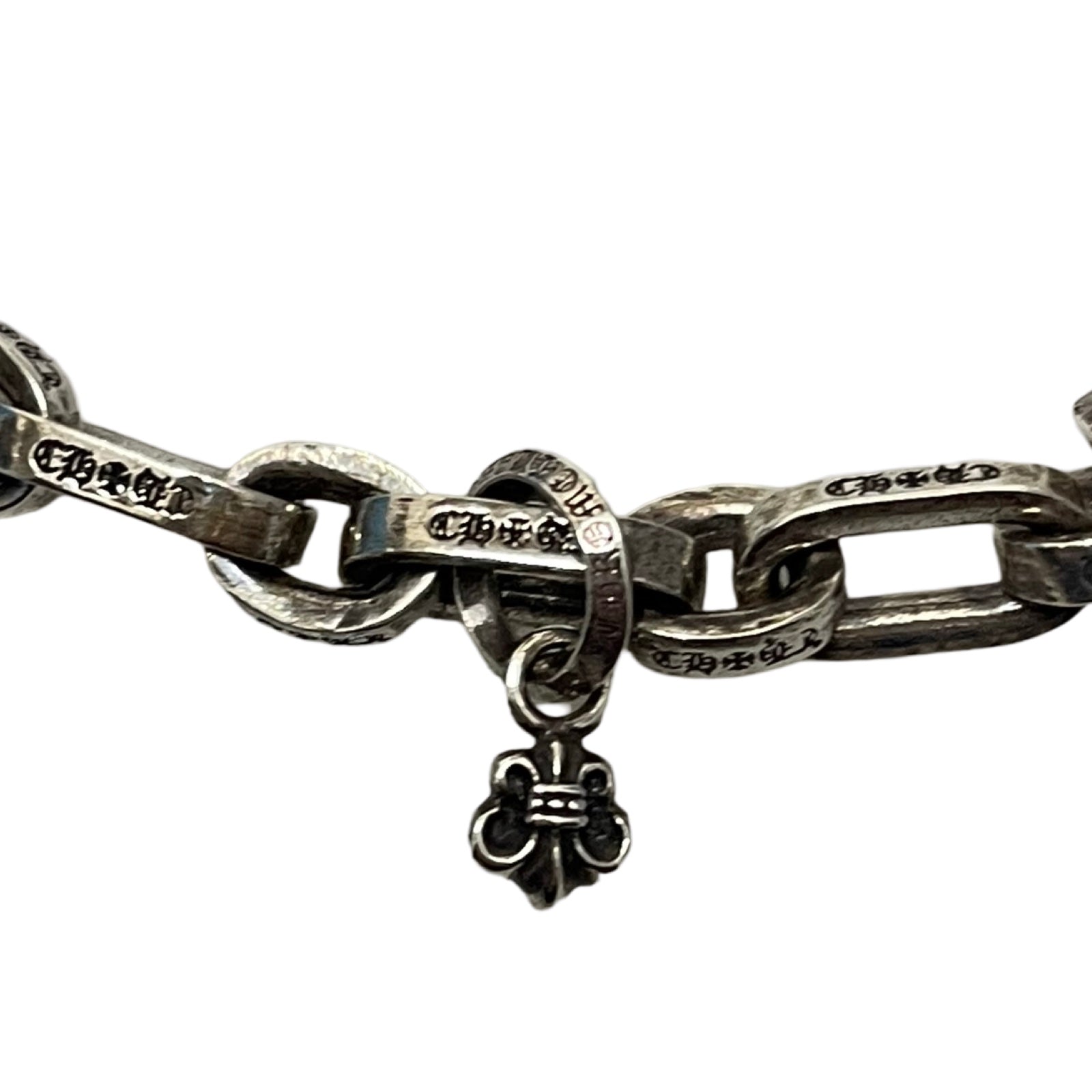 CHROME HEARTS Paper E Chain Multi Motif Necklace