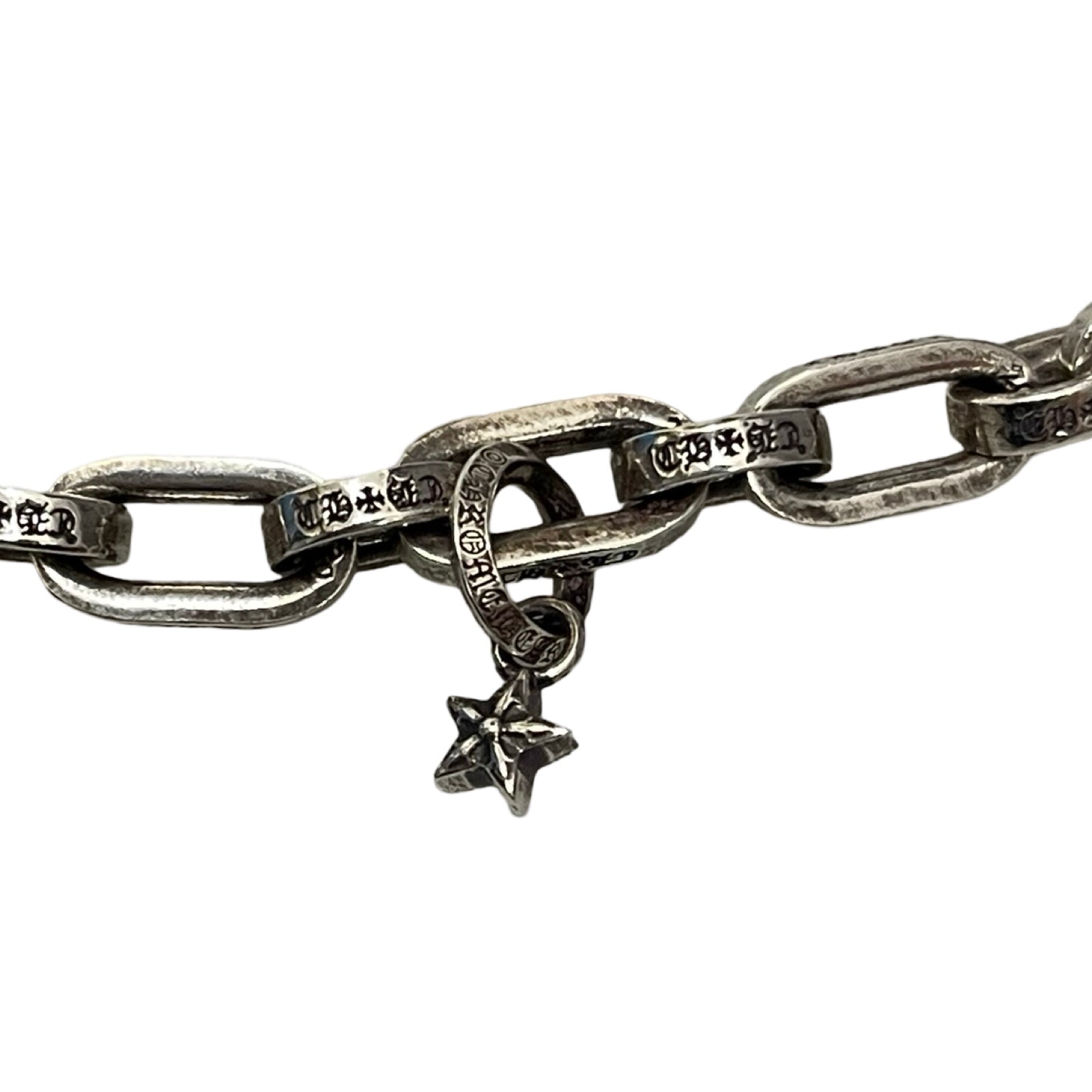 CHROME HEARTS Paper E Chain Multi Motif Necklace