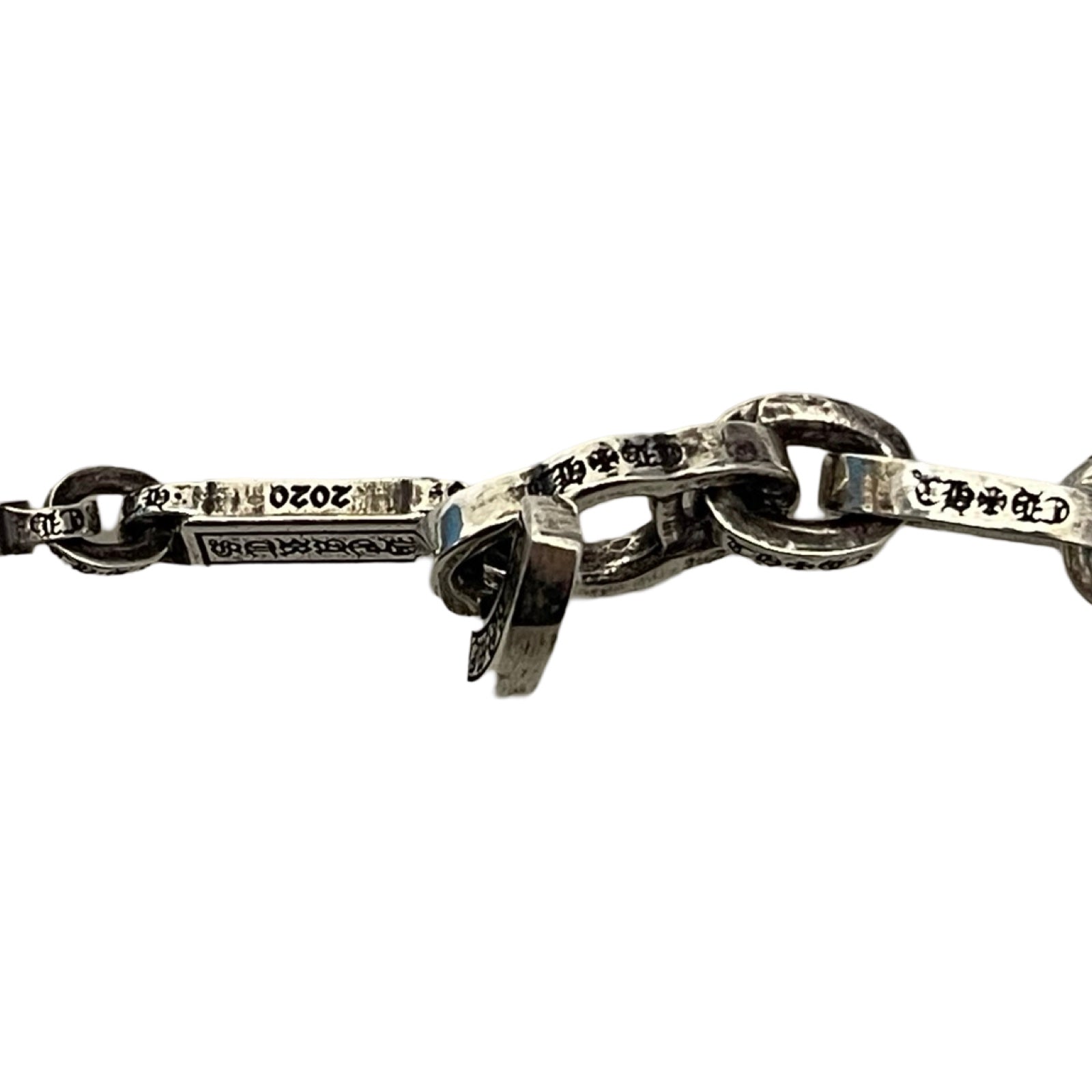CHROME HEARTS Paper E Chain Multi Motif Necklace