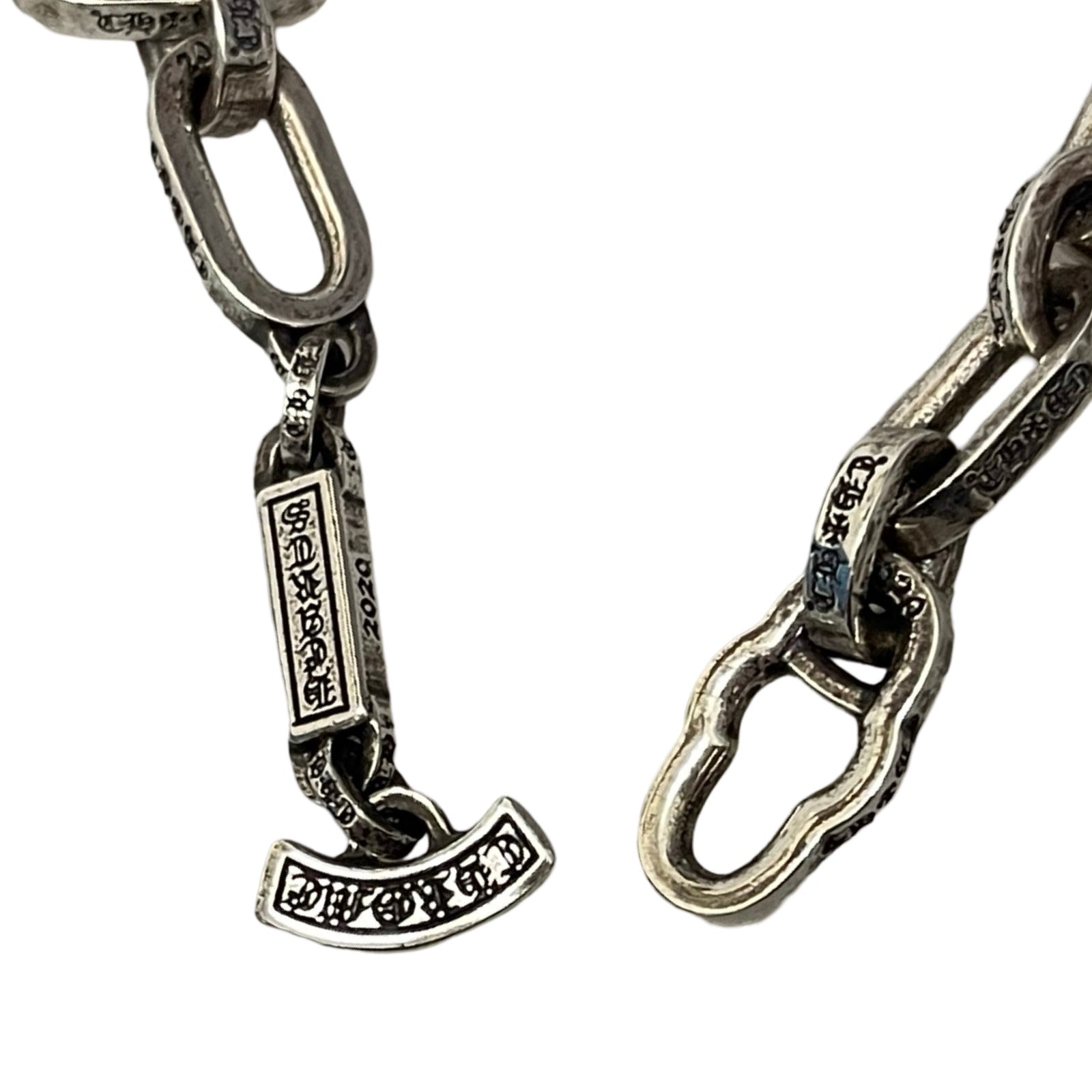 CHROME HEARTS Paper E Chain Multi Motif Necklace