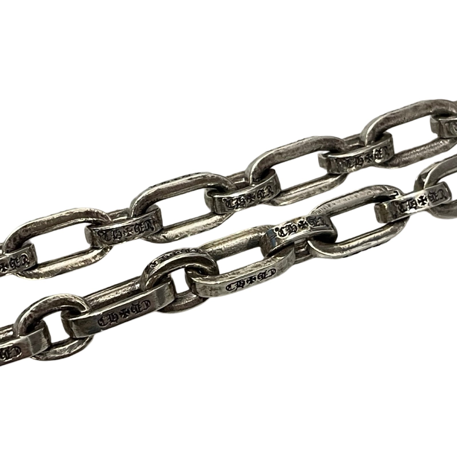 CHROME HEARTS Paper E Chain Multi Motif Necklace