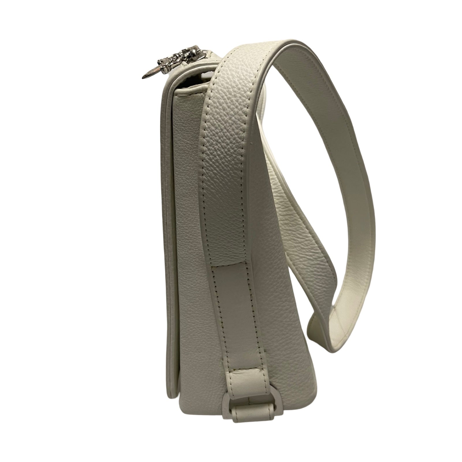 CHROME HEARTS PLUG 3 Cemetary Cross Patch Leather Shoulder Bag