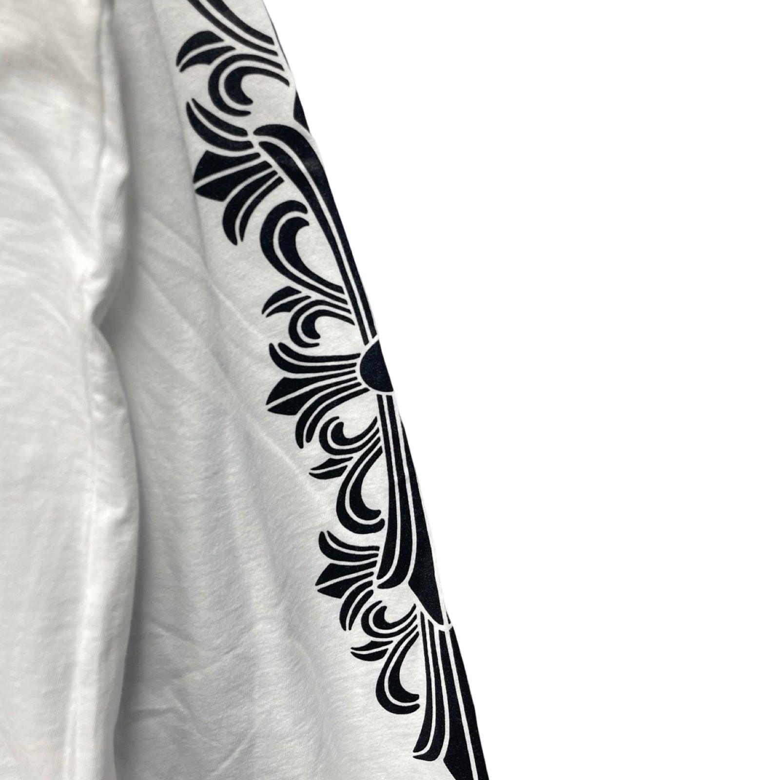CHROME HEARTS Floral Cross Horseshoe L/S Tee Size XL