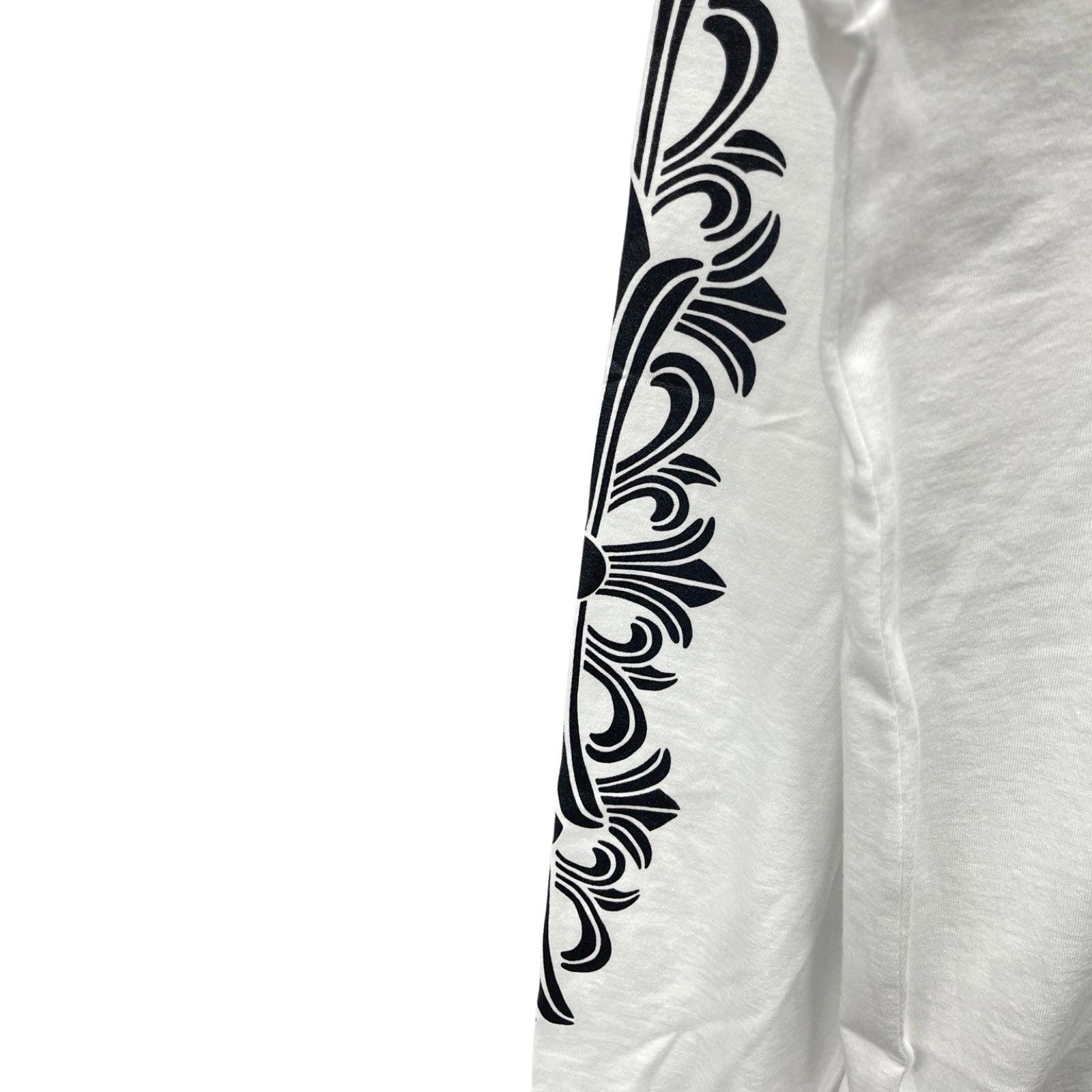 CHROME HEARTS Floral Cross Horseshoe L/S Tee Size XL