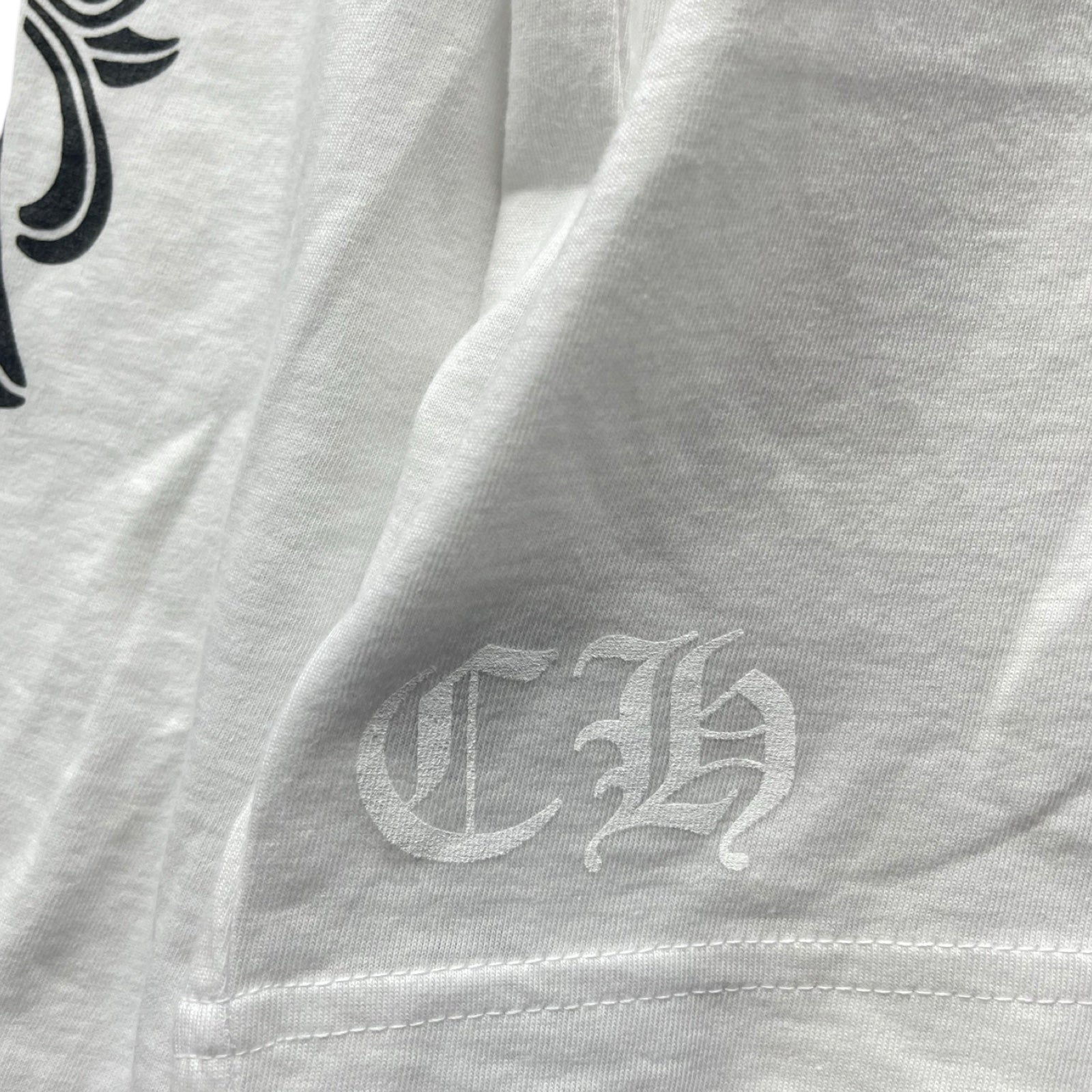 CHROME HEARTS Floral Cross Horseshoe L/S Tee Size XL