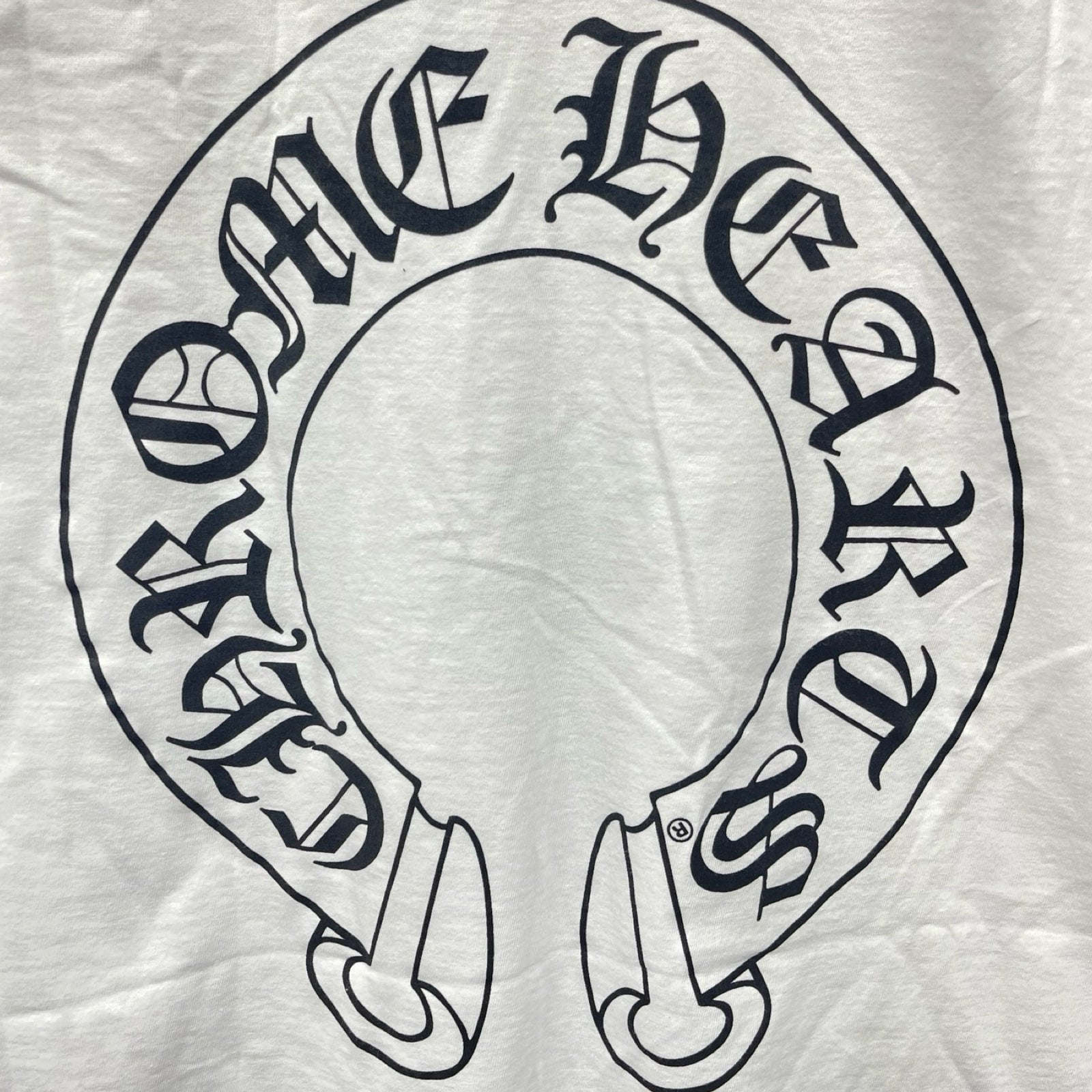 CHROME HEARTS Floral Cross Horseshoe L/S Tee Size XL