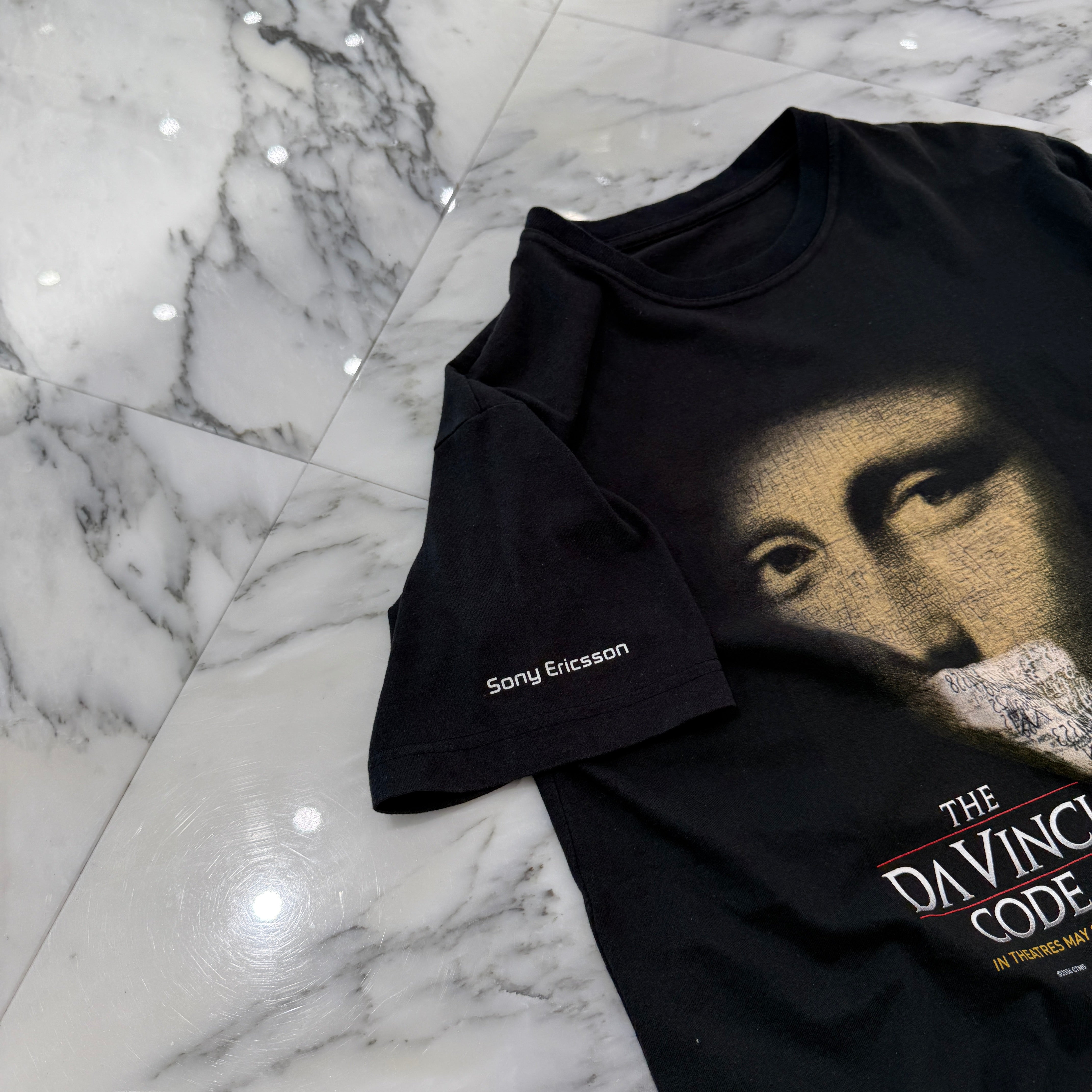 Vintage 00's The Davinci Code "Can You Crack The Code?" 2006 S/S Tee 00's ダビンチ・コード "キャンユークラックザコード？" 2006 Tシャツ