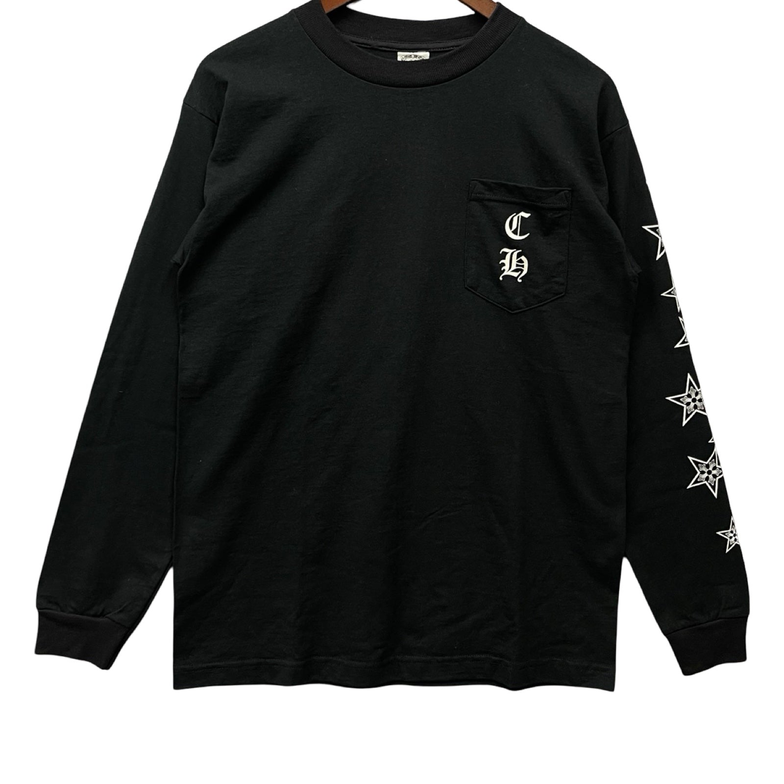CHROME HEARTS Malibu Limited Star Horseshoe Long Sleeve Tee Size M