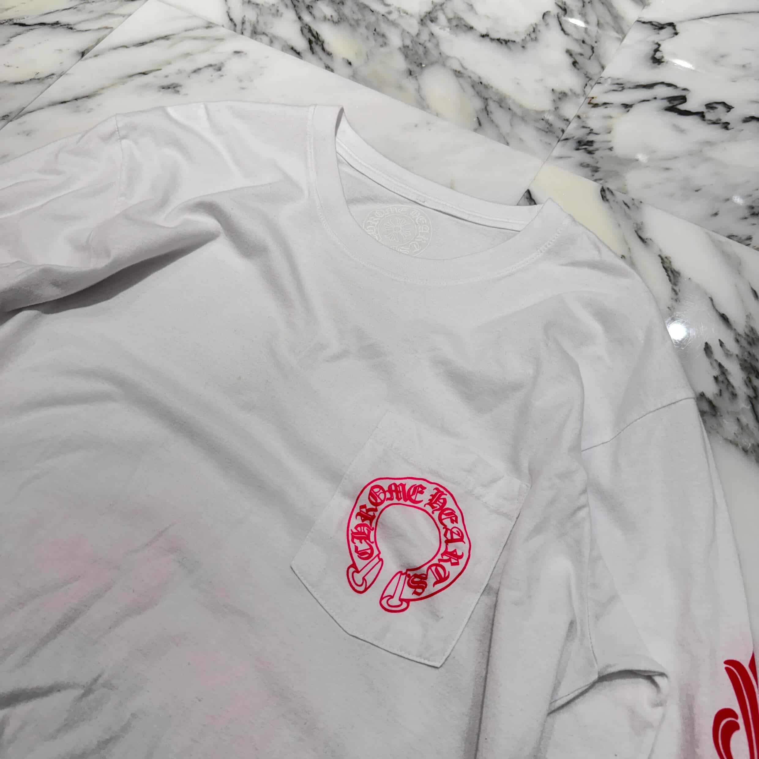 CHROME HEARTS 2025SS Floral Cross Horseshoe Long Sleeve Tee Size XL クロムハーツ フローラルクロス ホースシュー ロングスリーブTシャツ サイズXL