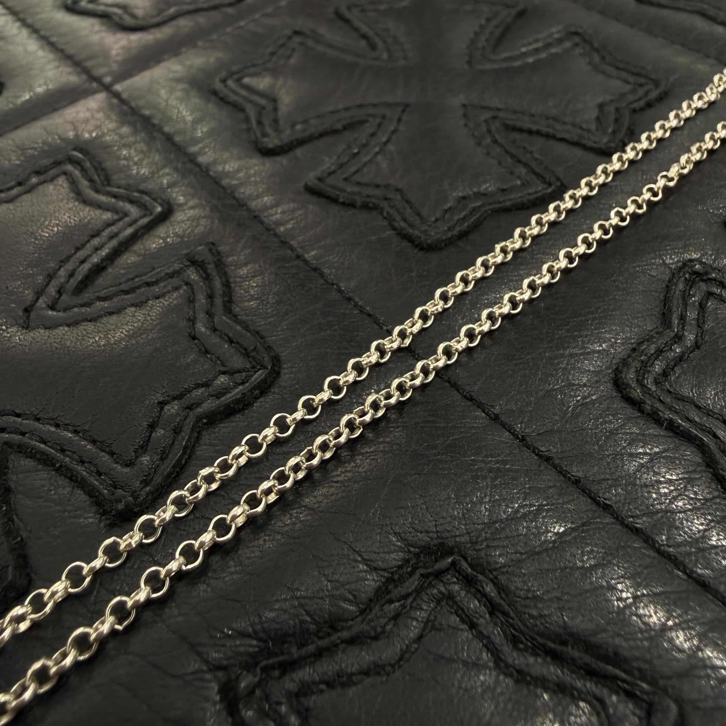 CHROME HEARTS Roll Chain Necklace Size 18 Inch クロムハーツ ロールチェーン ネックレス サイズ18インチ