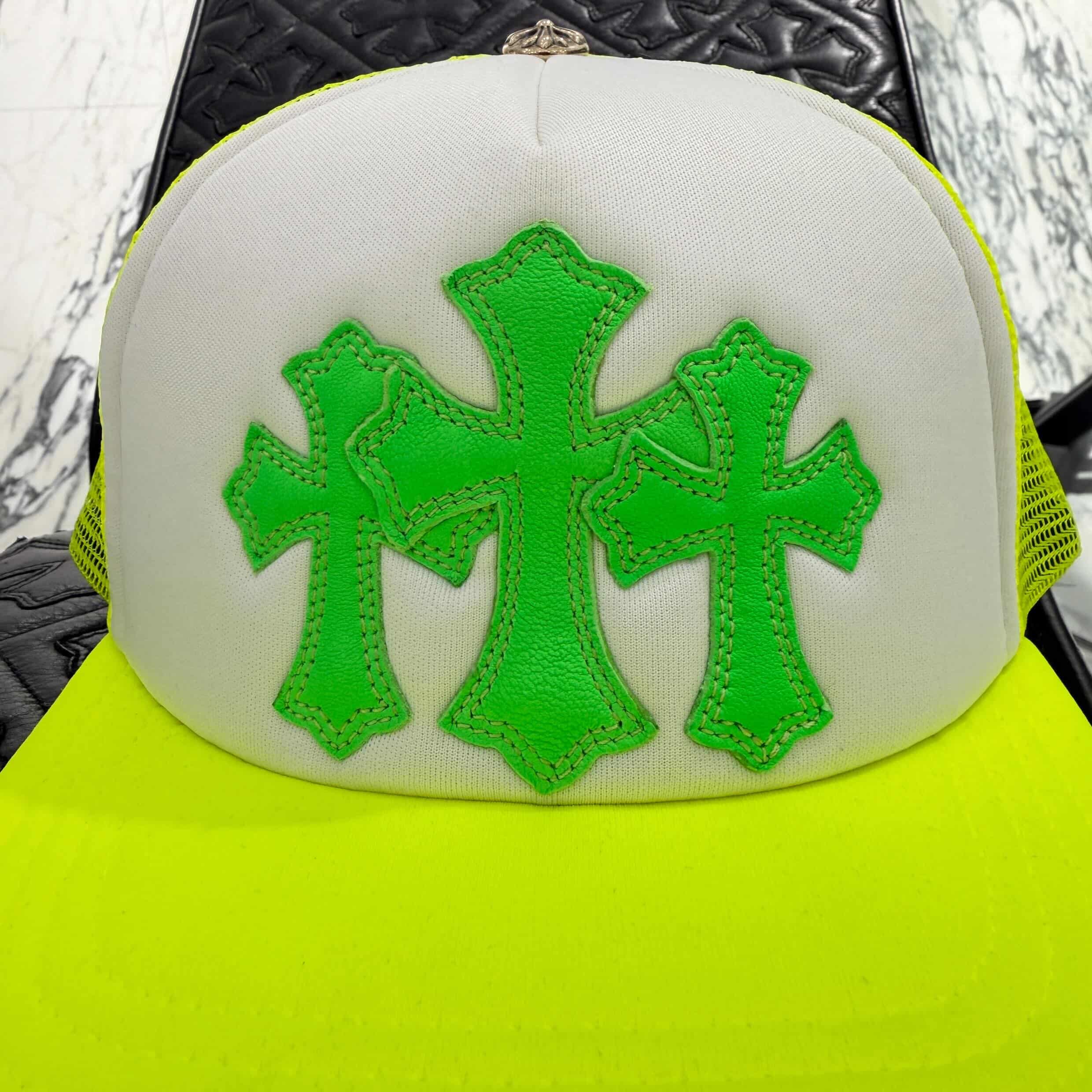 CHROME HEARTS Triple Cross Patch Trucker Cap ONE SIZE（53-60）クロムハーツ トリプルクロスパッチ トラッカーキャップ ONE SIZE（53-60）