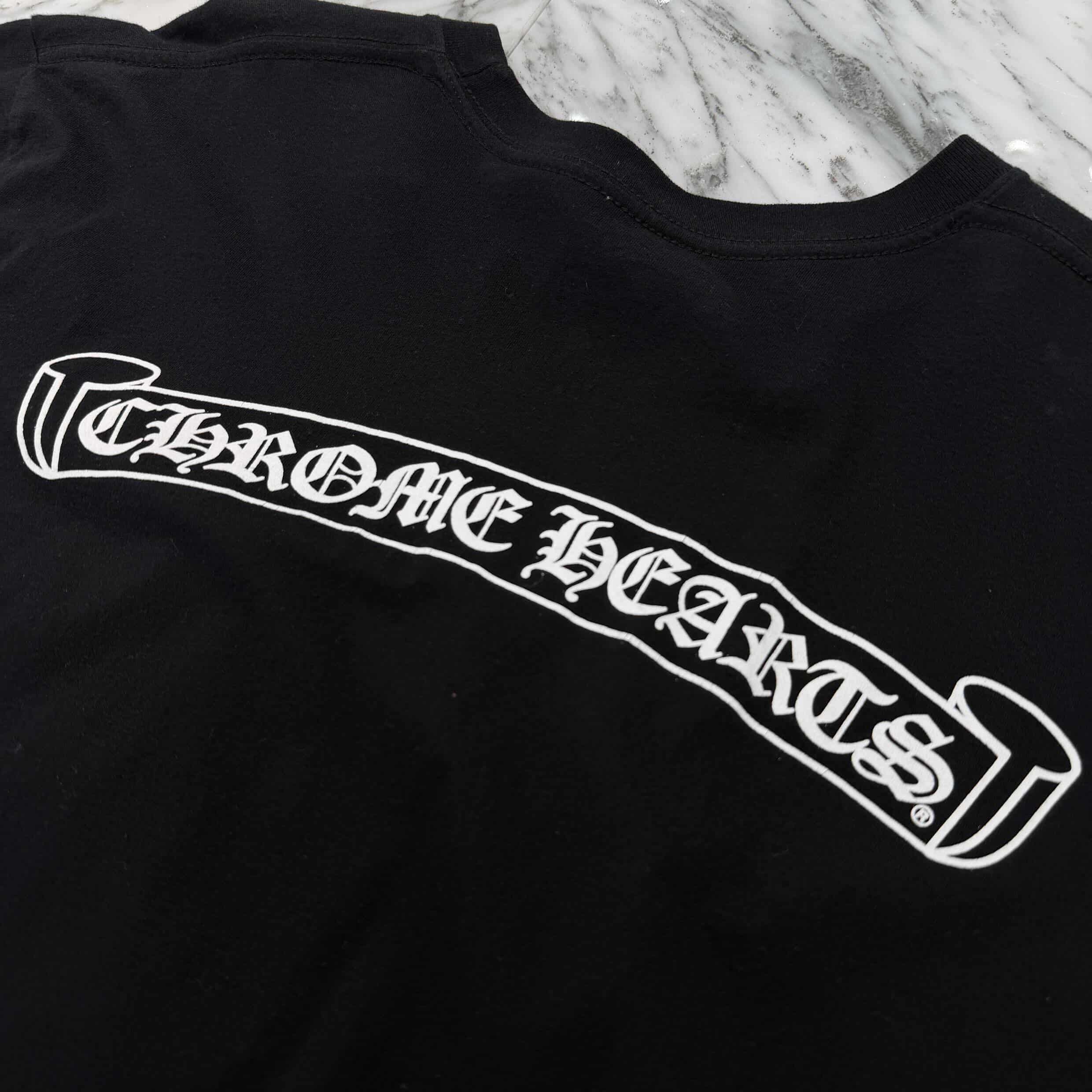 CHROME HEARTS Back Scroll Tee Size L クロムハーツ バックスクロール Tシャツ サイズL