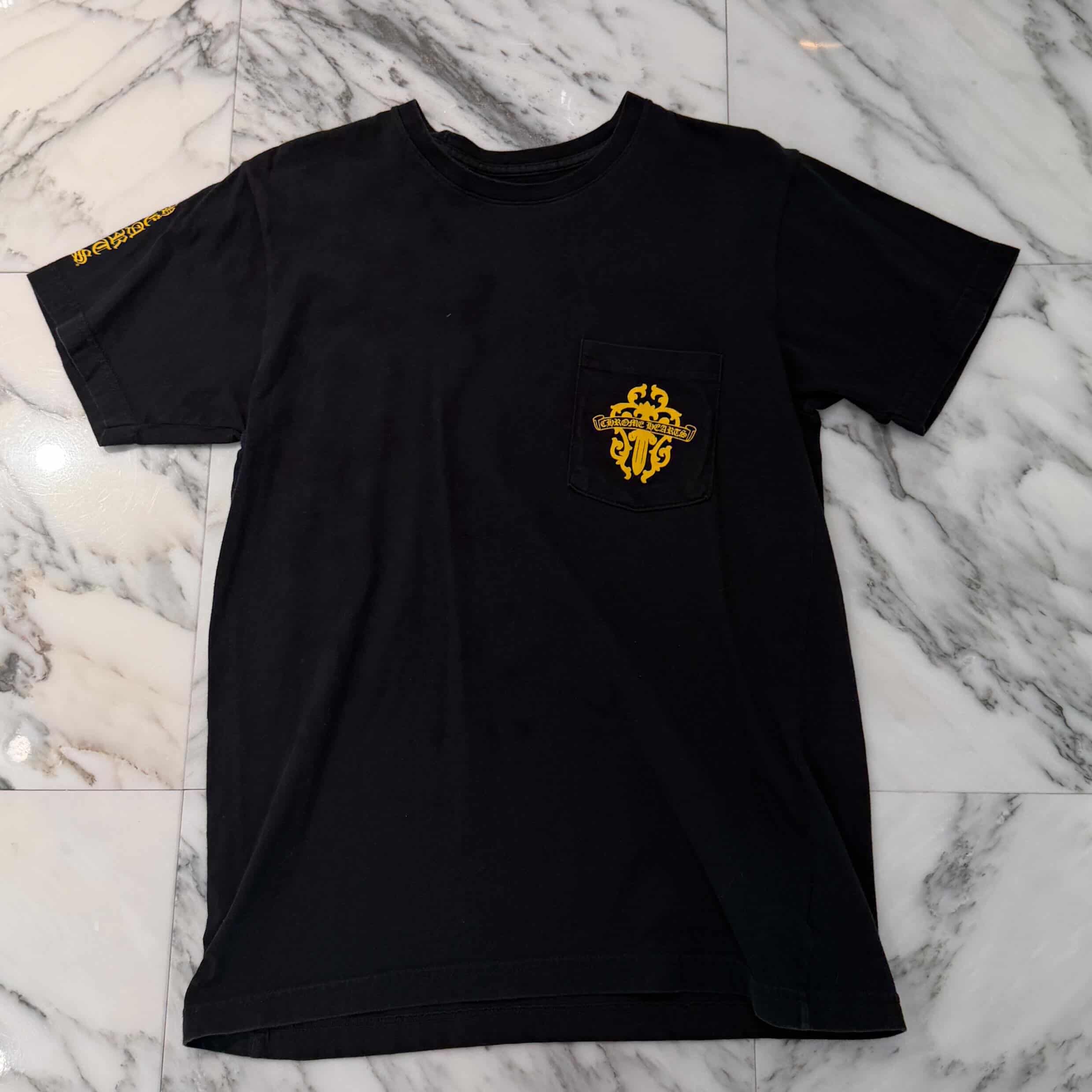 CHROME HEARTS Vertical Logo Vine Dagger Tee Size M クロムハーツ