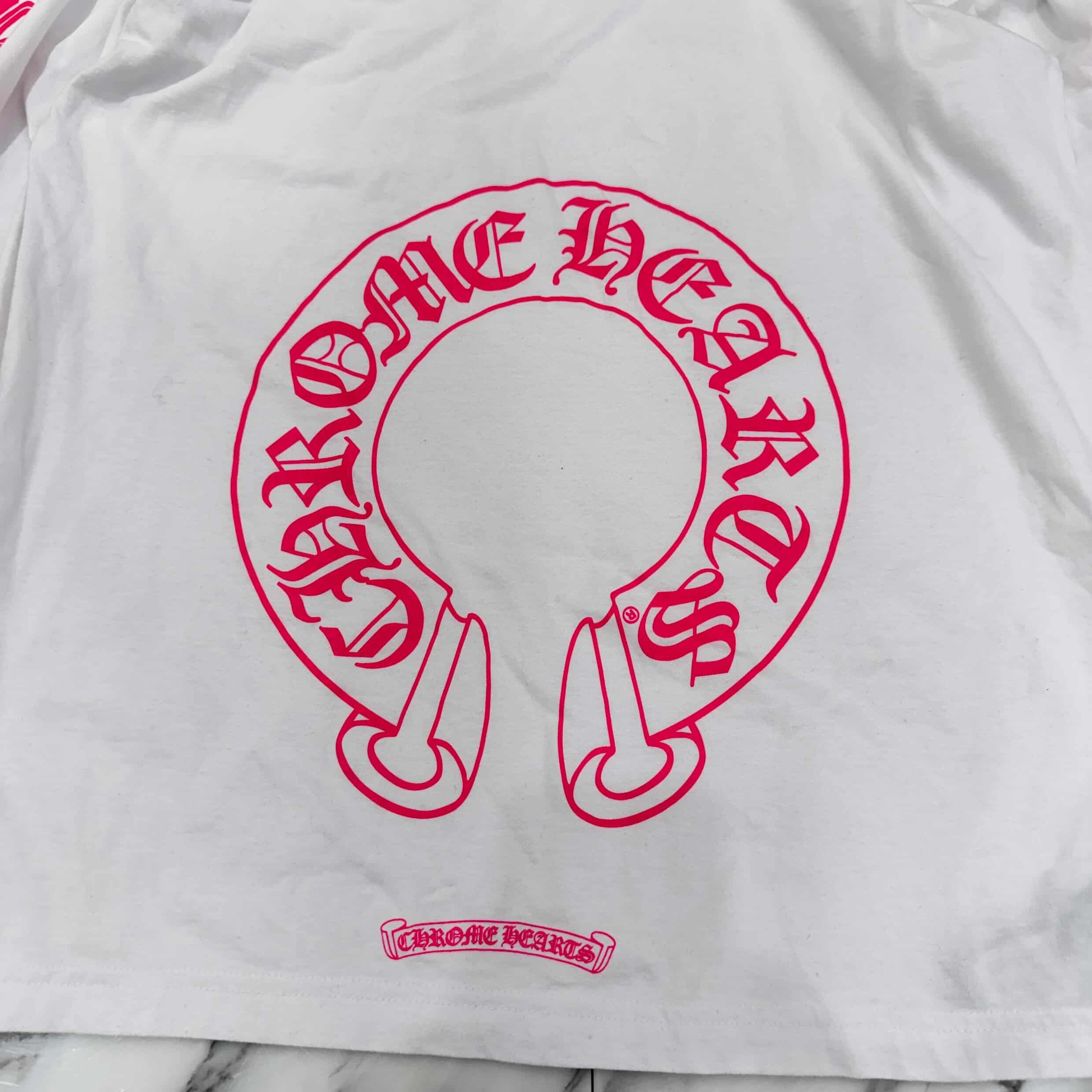 CHROME HEARTS 2025SS Floral Cross Horseshoe Long Sleeve Tee Size XL クロムハーツ フローラルクロス ホースシュー ロングスリーブTシャツ サイズXL