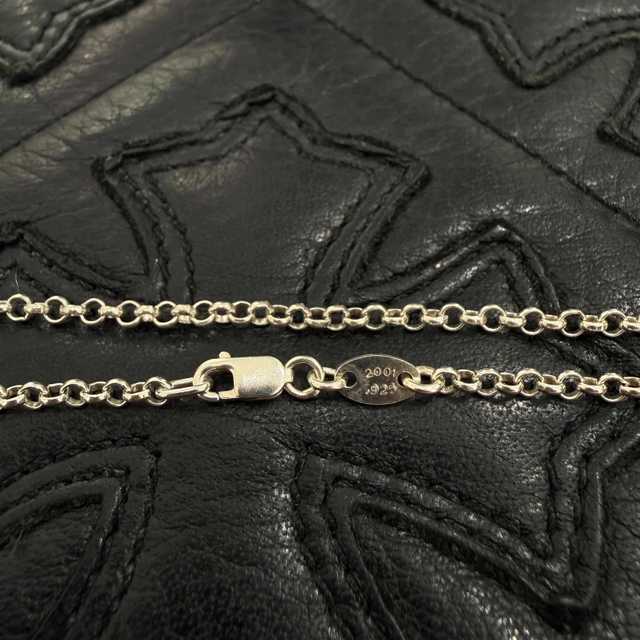CHROME HEARTS Roll Chain Necklace Size 18 Inch クロムハーツ ロールチェーン ネックレス サイズ18インチ