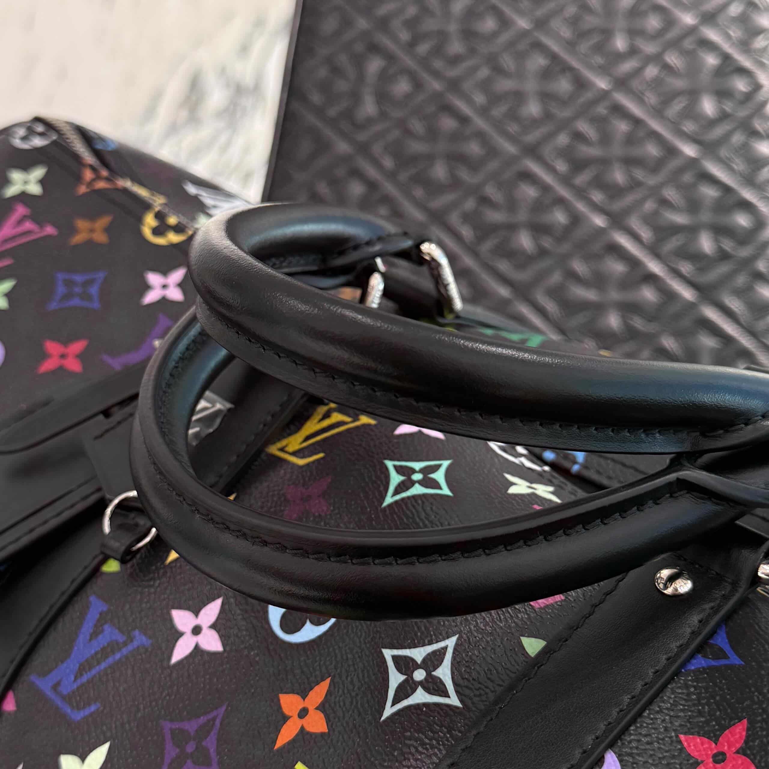 LOUIS VUITTON × Takashi Murakami 2025SS Multicolor Monogram Keepall Bandoulière 50 M13745 ルイヴィトン × 村上隆 マルチカラー モノグラム キーポル・バンドリエール 50