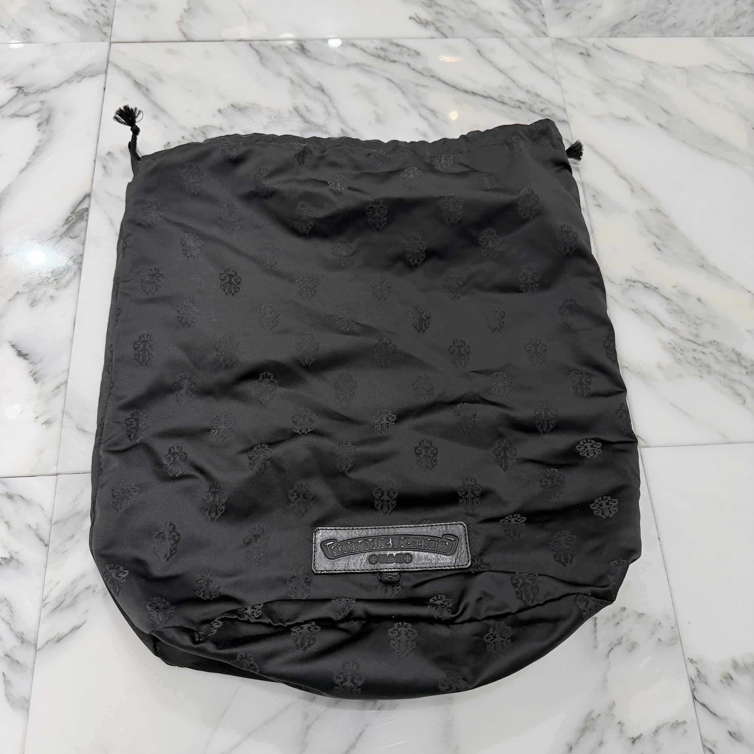 CHROME HEARTS 3 Cemetery Cross Patch Fur Leather Tote Mini Bag クロムハーツ 3セメタリークロスパッチ ファーレザートートミニバッグ