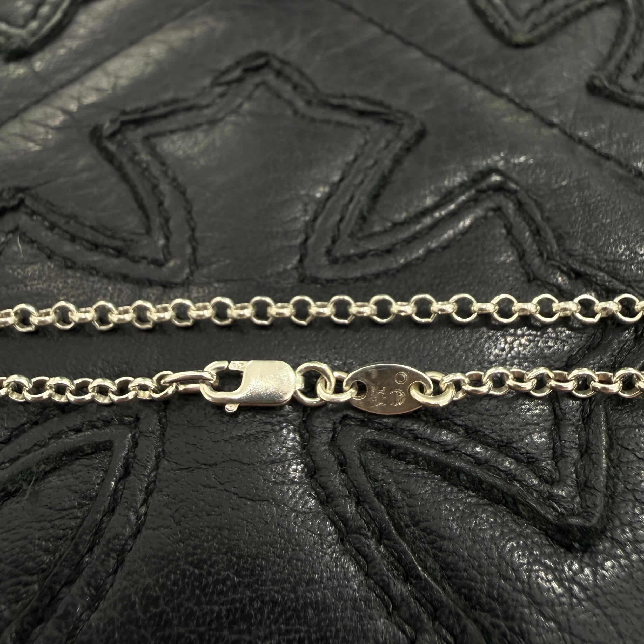 CHROME HEARTS Roll Chain Necklace Size 18 Inch クロムハーツ ロールチェーン ネックレス サイズ18インチ